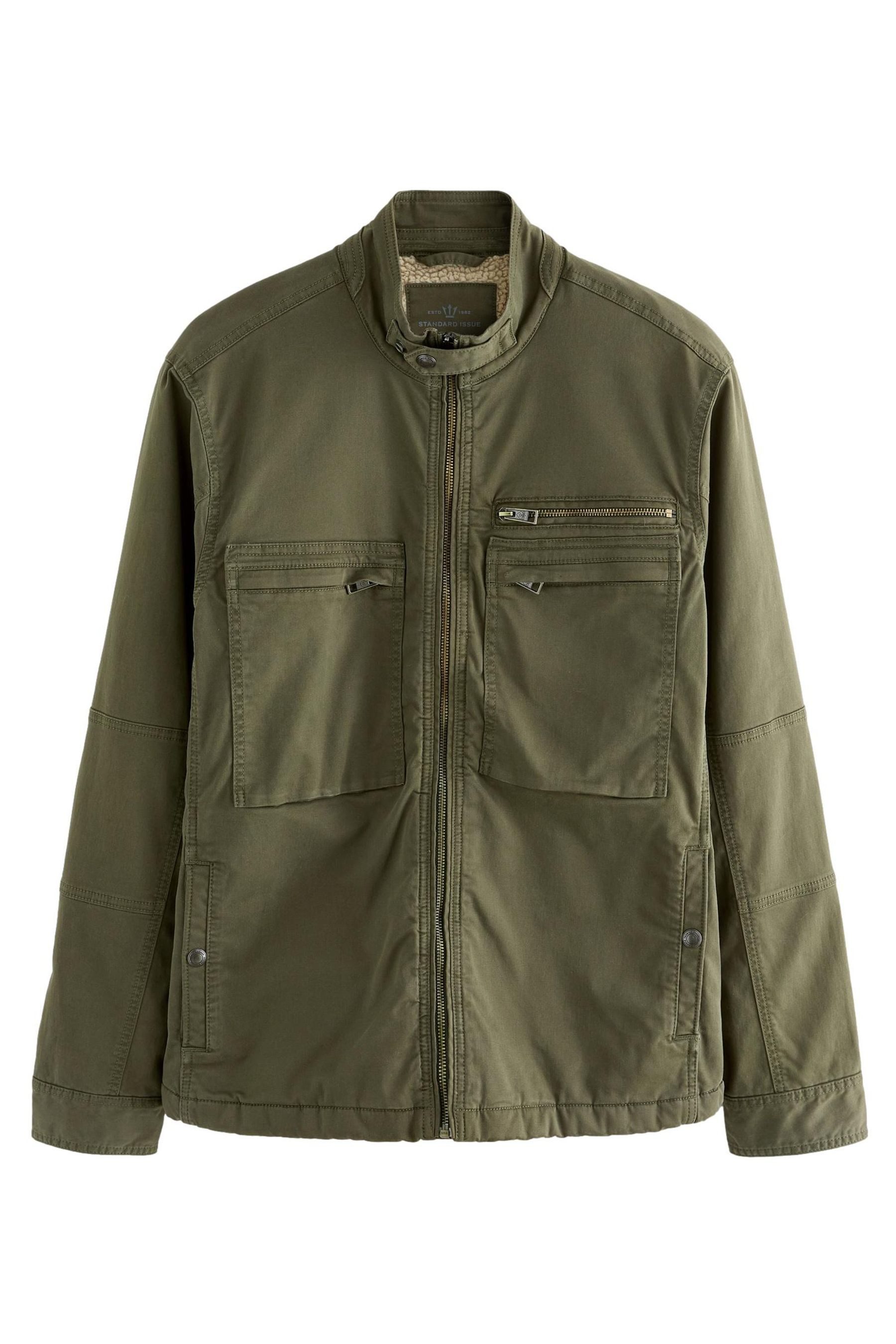 Next Blouson Reißverschlussjacke mit Borgfutter (1-St)