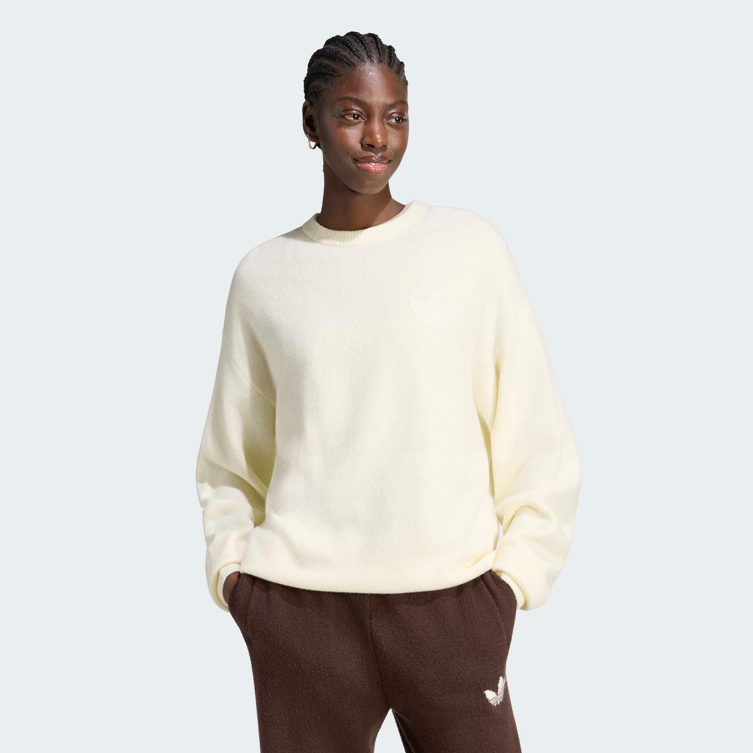 adidas Originals Kapuzensweatshirt ADIDAS ORIGINALS ATHL DEPT mit Kapuze, Strickkonstruktion, locker geschnitten