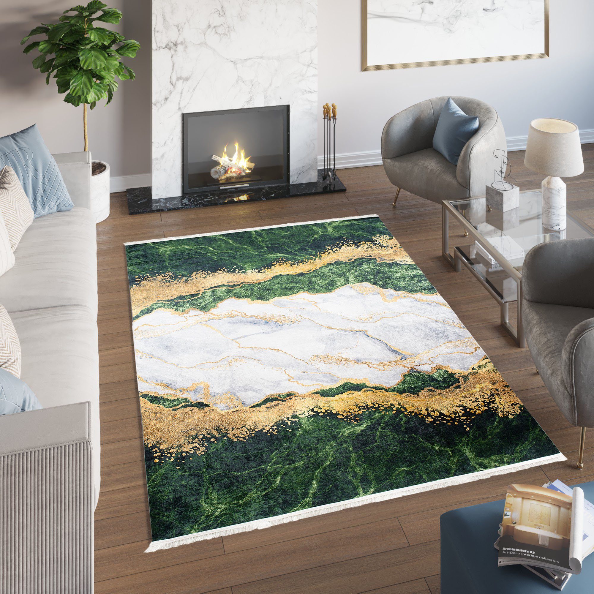 Tapiso Designteppich TOSCANA, rechteckig, Höhe: 6 günstig online kaufen