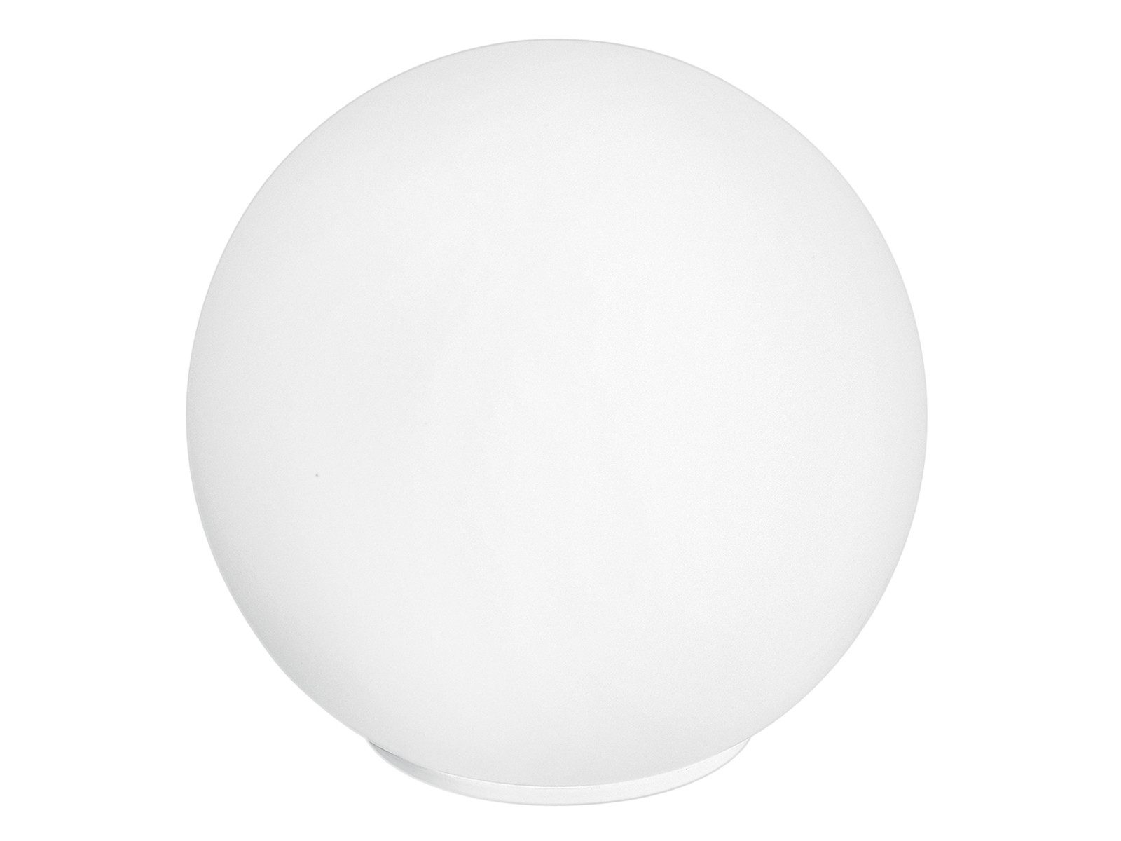 Luce Ambiente Design LED Nachttischlampe mit Glas-Kugel Lampenschirm, Ø 35cm, Dimmfunktion, LED wechselbar, Warmweiß, Kugelleuchte innen, Tischlampe mit Leuchtmittel in 3 Stufen dimmbar
