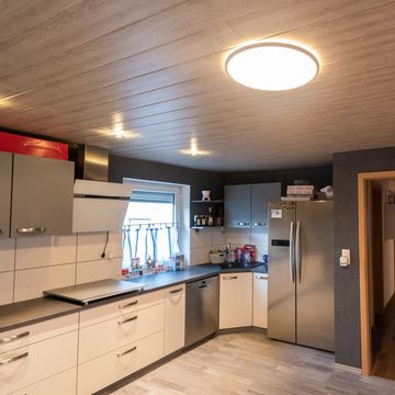 Licht-Trend Deckenleuchte LED Deckenleuchte Board 42 Direkt & Indirekt 2700K Dimmbar Weiß, Warmweiß