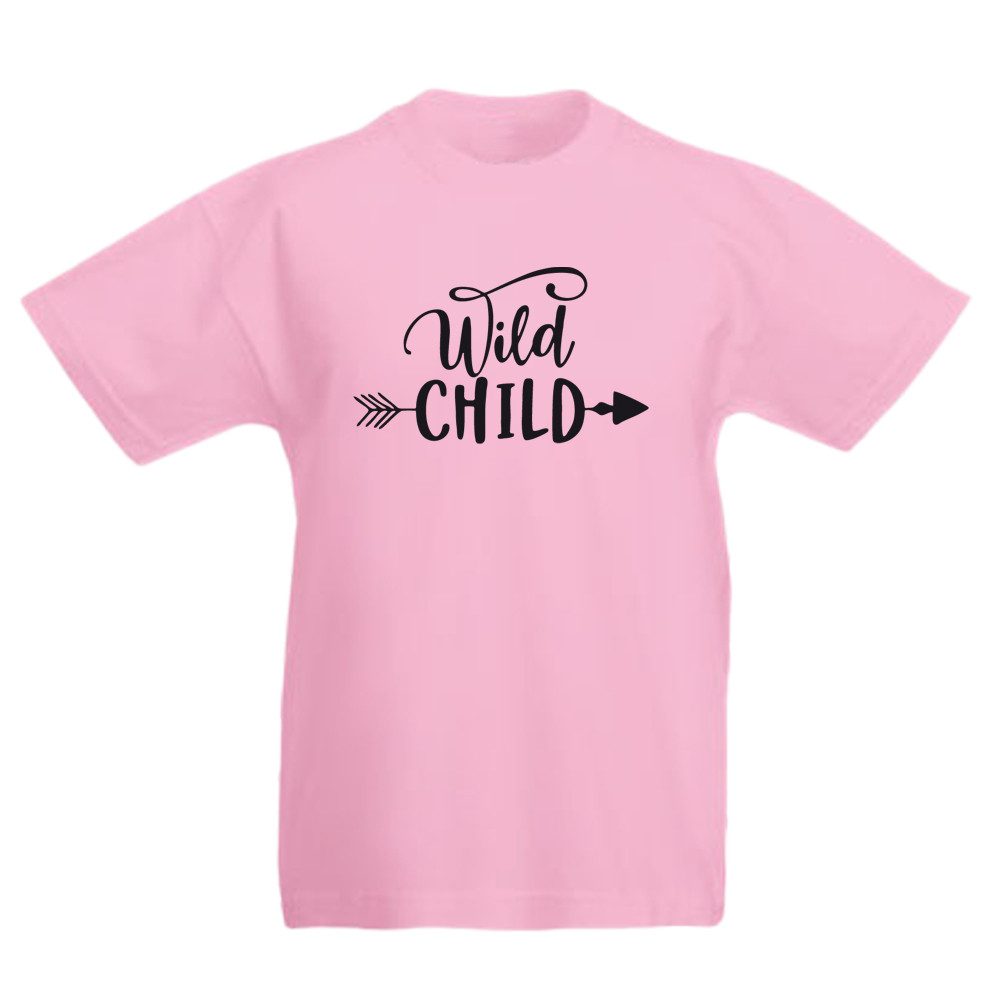 Ggraphics TShirt Wild Child Kinder TShirt, mit Spruch / Sprüche