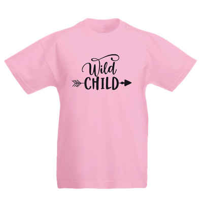 G-graphics T-Shirt Wild Child Kinder T-Shirt, mit Spruch / Sprüche / Print / Aufdruck