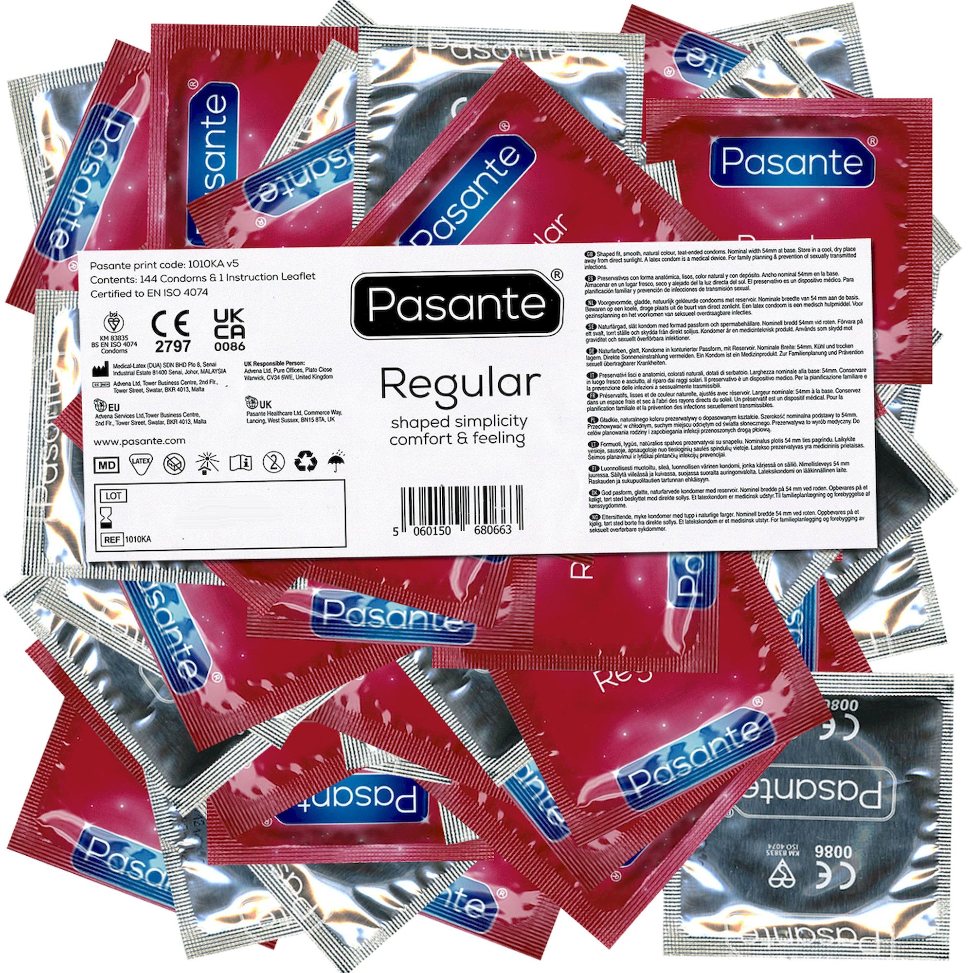 Pasante Презервативы Pasante Bulk-Pack: Regular, 144 Презервативы