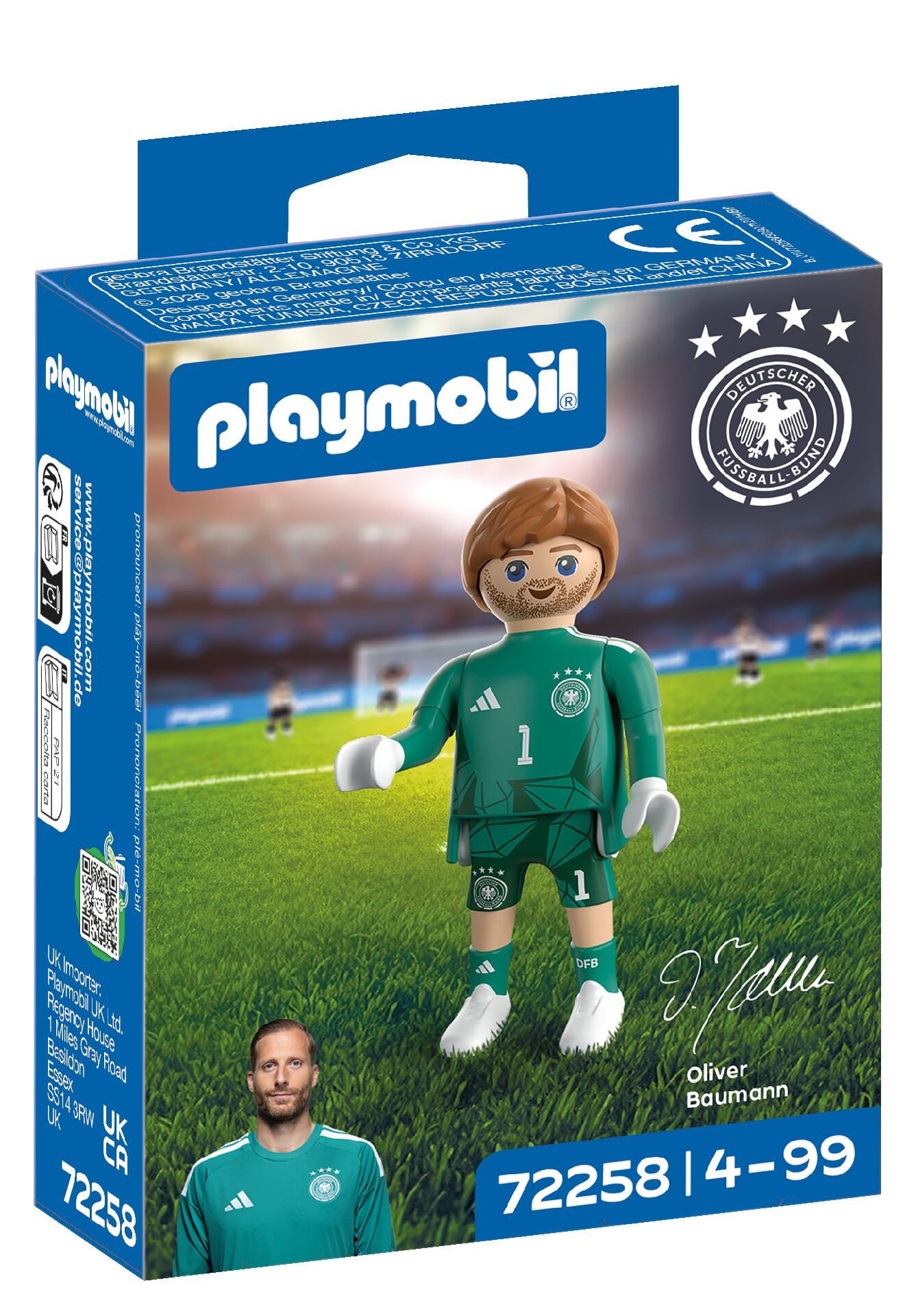 Playmobil® Oliver Baumann (72258), DFB Konstruktions-Spielset, Made in Europe von Playmobil®