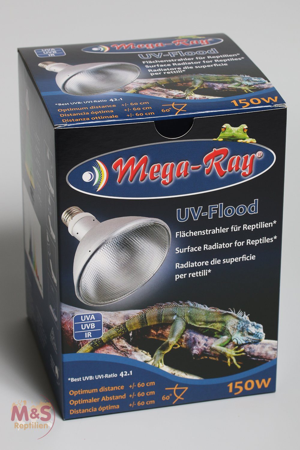 Terrarium Mega Ray HID-Lampe (UV-Lampe) 150 Watt Wide Beam / 90°Grad)