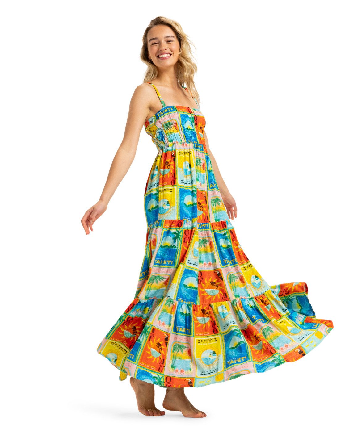 Roxy Sommerkleid Atlas Sunshine Coastline