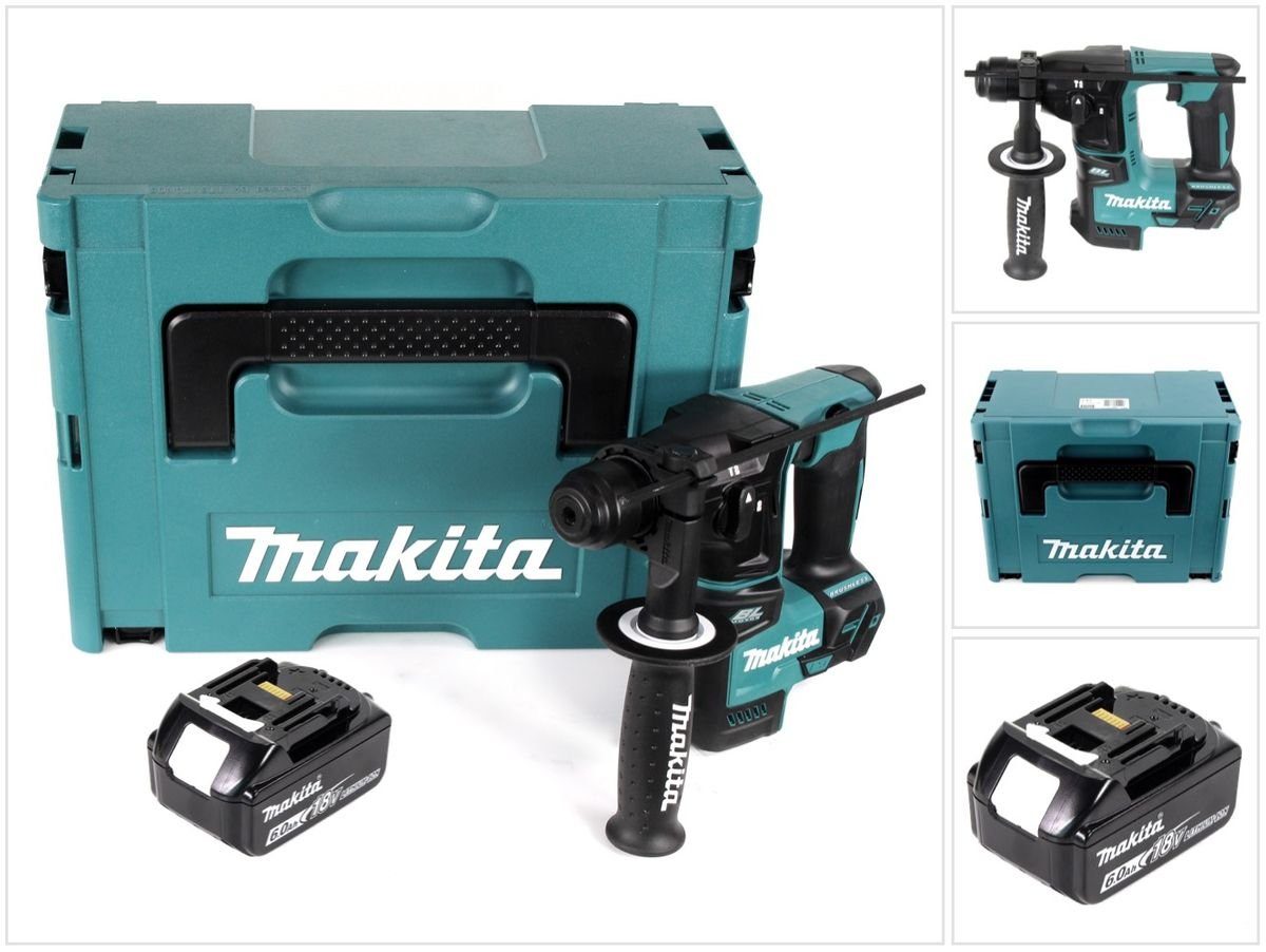 Tischbohrmaschine DHR 171 G1J Akku Bohrhammer 18V 1,2J Brushless SDS Plus + 1x Akku 6,0