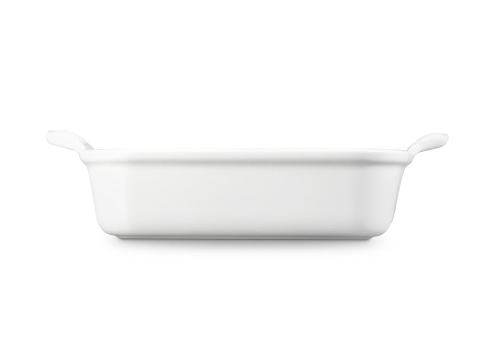LE CREUSET Auflaufform Auflaufform Tradition quadratisch weiß 23cm, Steinzeug