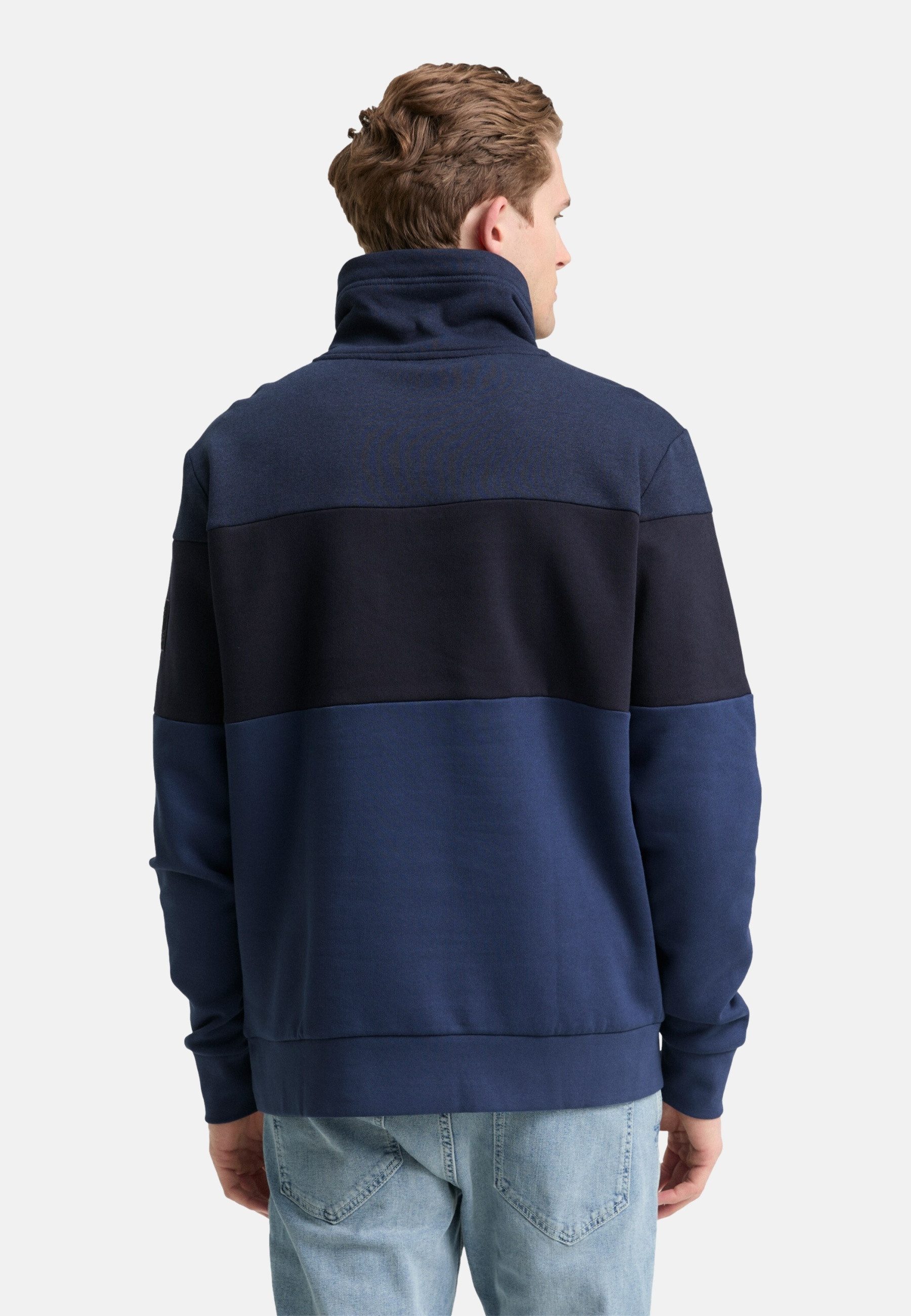 TOM TAILOR Sweatshirt Sweatshirt Pullover ohne Kapuze (1-tlg)