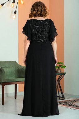 Modabout Abendkleid Langes Maxikleid Hochzeitskleid für Damen - NELB0553D9827SYH (1-tlg)