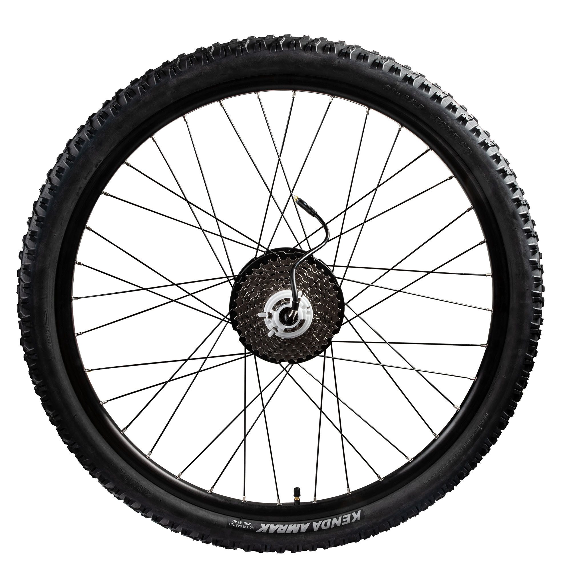 Remington Fahrrad-Laufrad XR01 (1 St), Hinterrad Komplettrad Elektro Fahrrad Reifen mit Felge 29 x 2,40 Motor