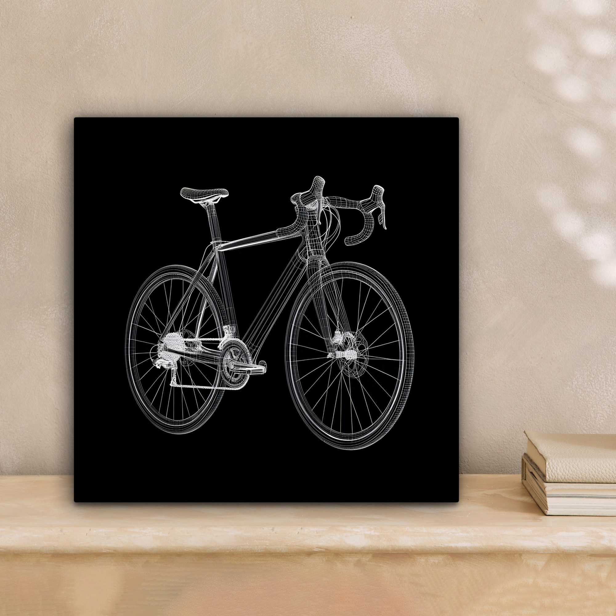 OneMillionCanvasses® Leinwandbild Linien - Illustration - günstig online kaufen