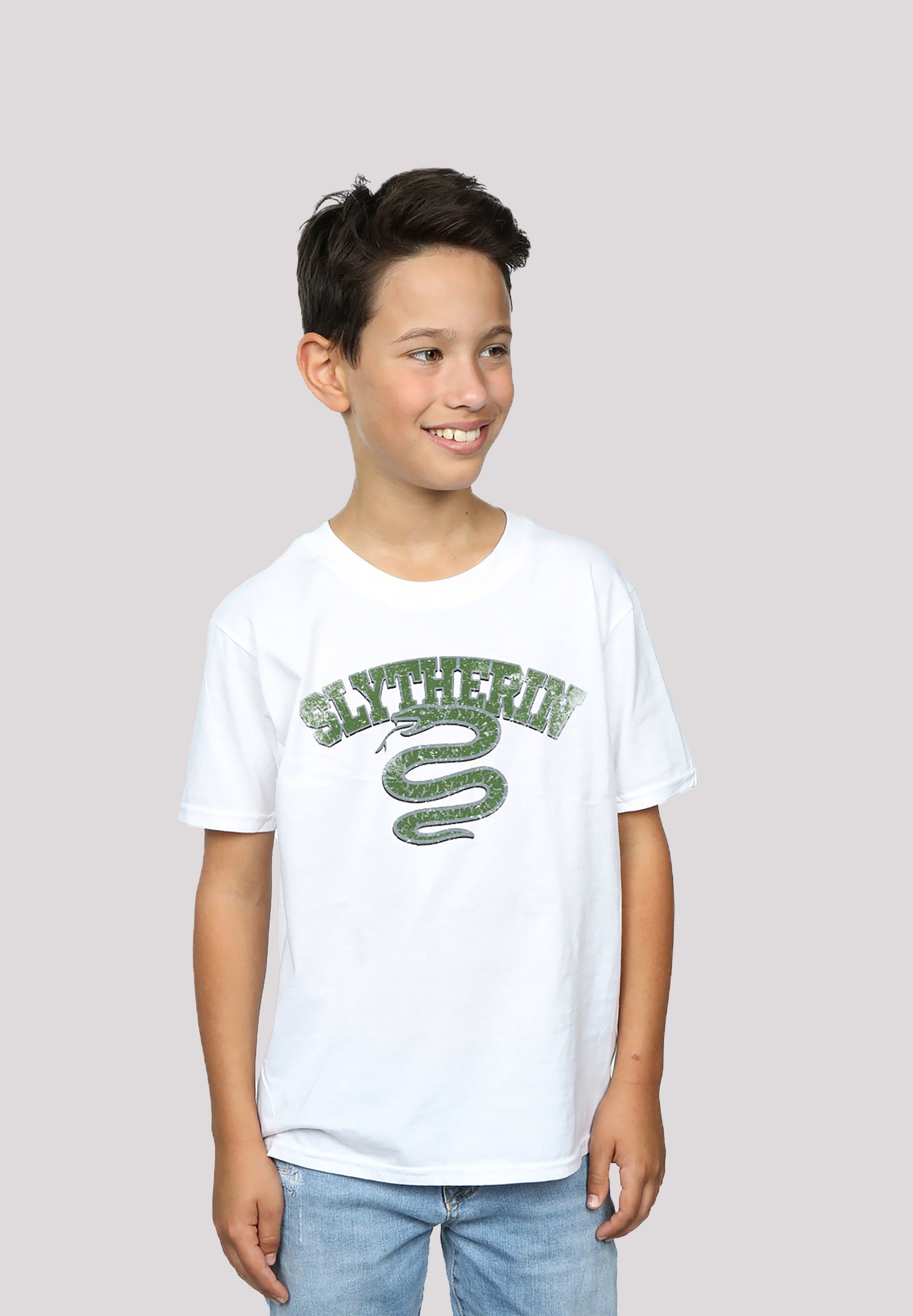 F4NT4STIC T-Shirt Harry Potter Slytherin Sport Wappen Print, Sehr weicher  Baumwollstoff mit hohem Tragekomfort