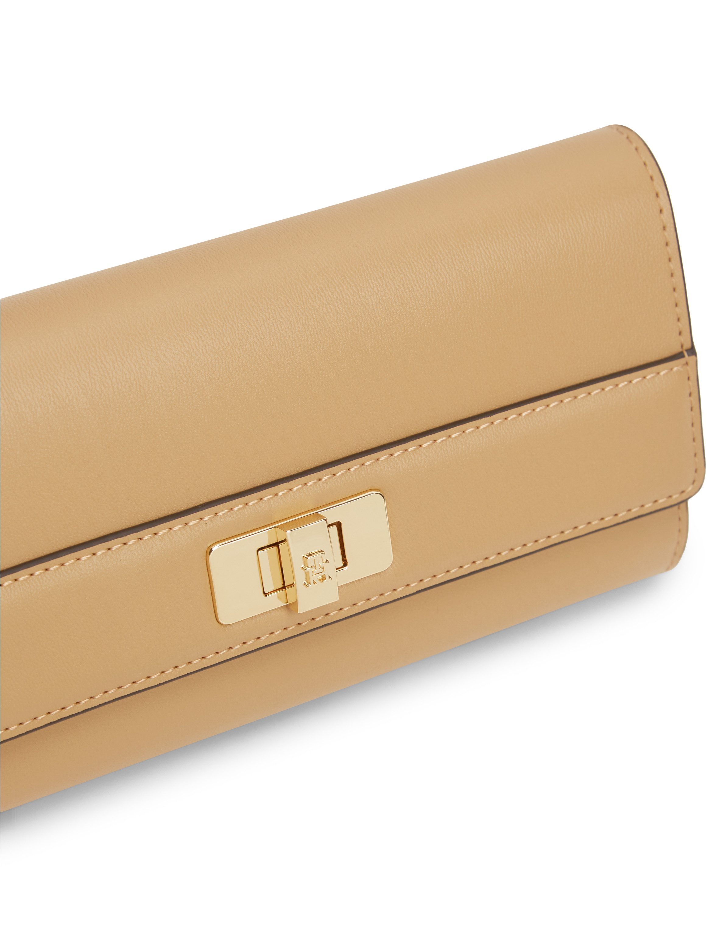 Tommy Hilfiger Geldbörse TH MODERN LARGE FLAP WALLET, Damen Portemonnaie, Geldbeute mit goldfarbenen Accessoires – Bild 4 von 4