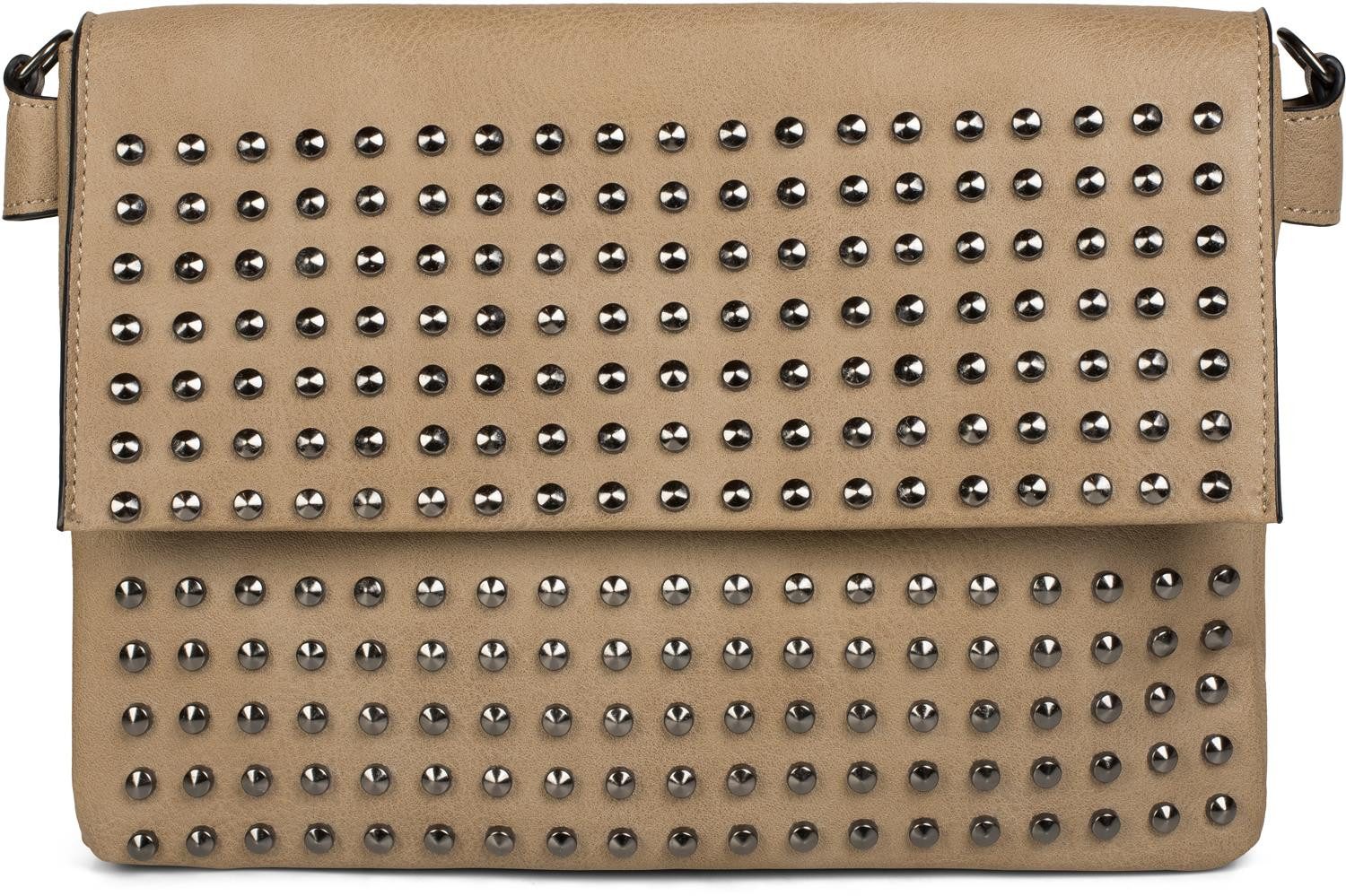 styleBREAKER Clutch Clutch mit Spitz Nieten (1-tlg)