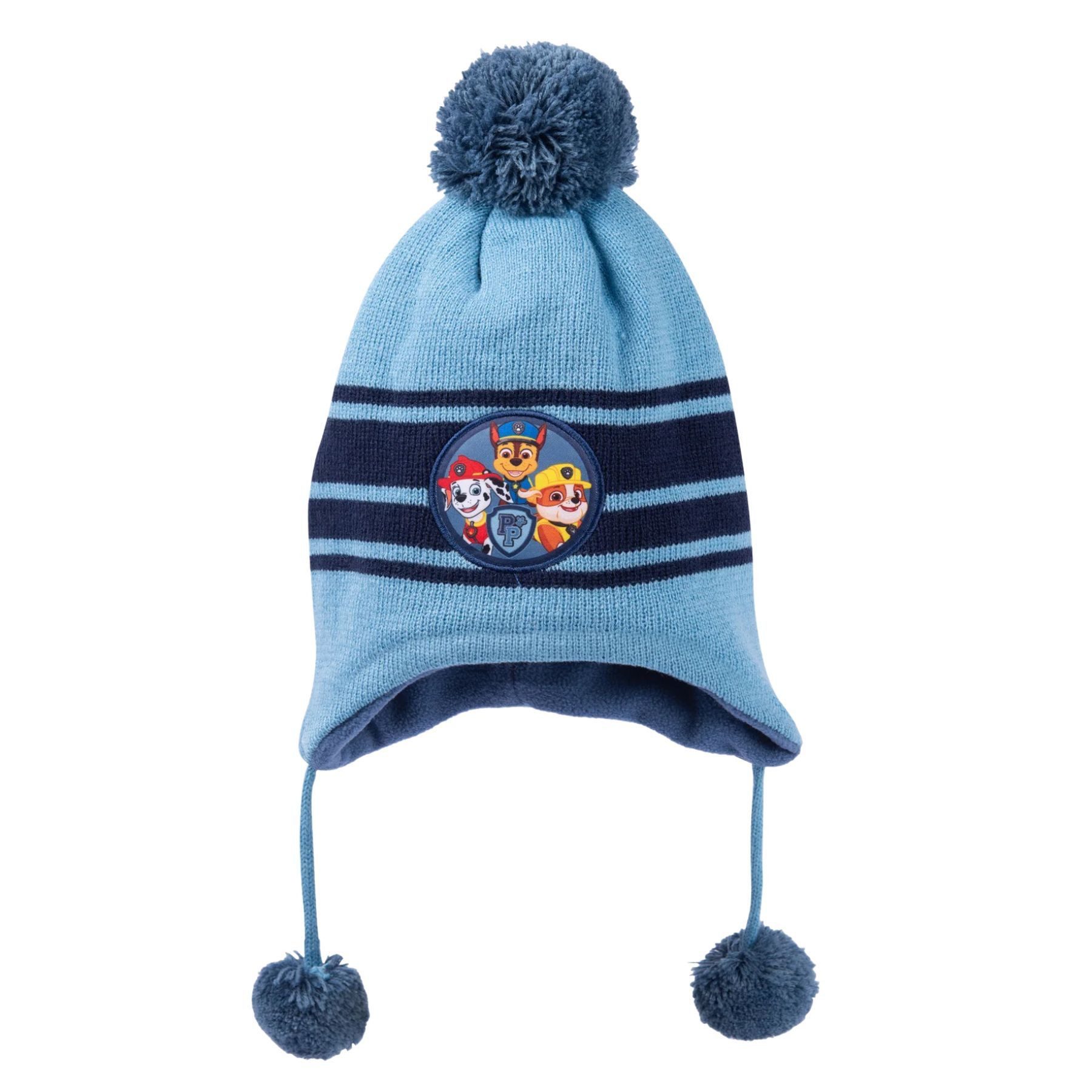 PAW PATROL Bommelmütze Mütze für Jungen und Mädchen One Size