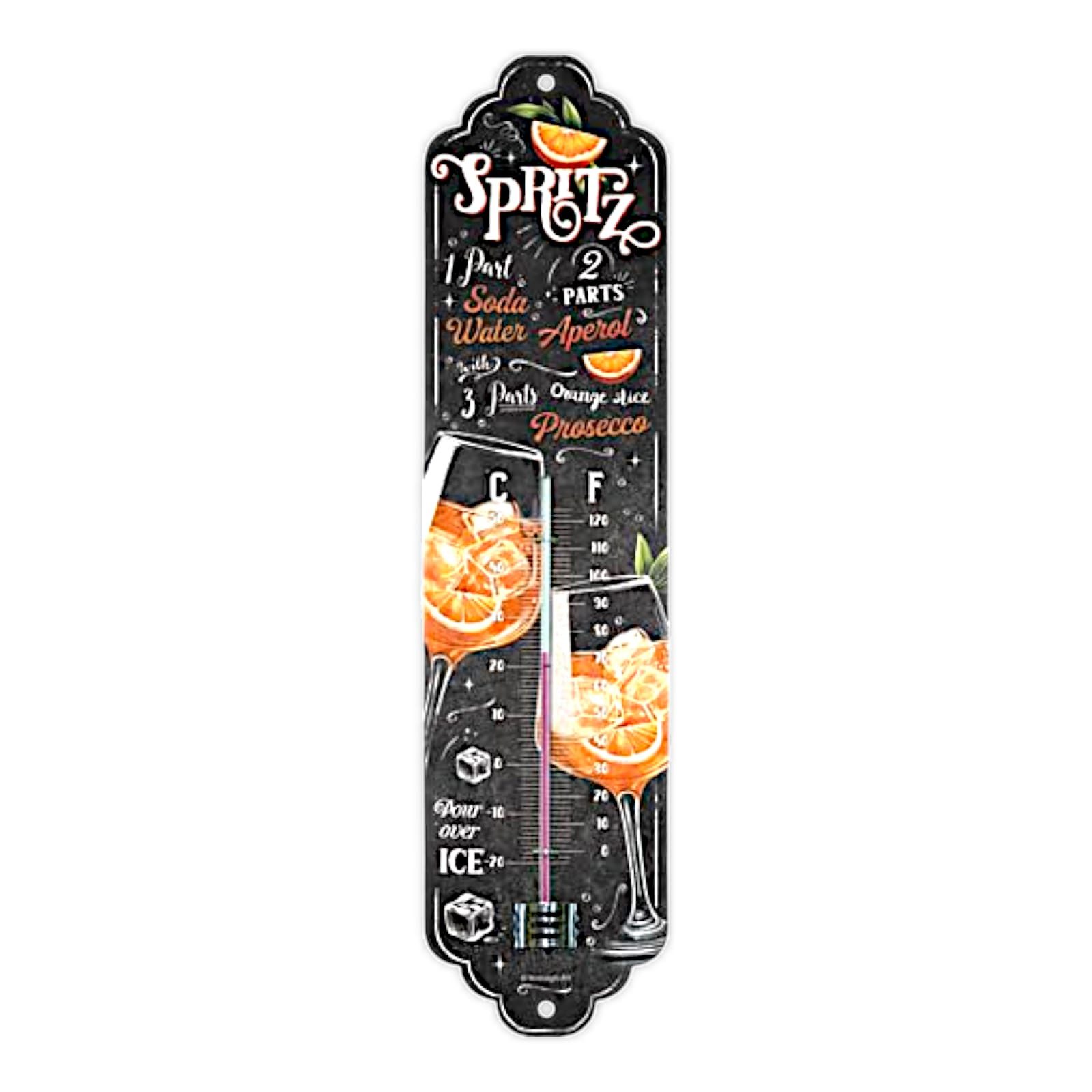 Nostalgic-Art Raumthermometer Thermometer - Aperol Spritz