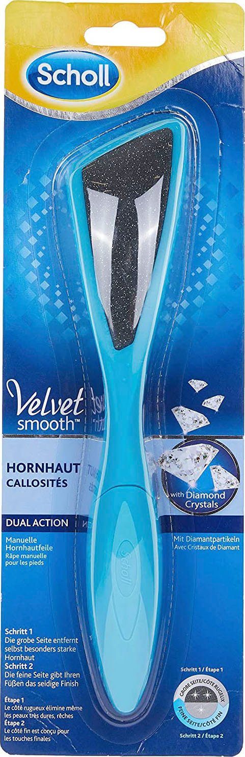 Scholl Hornhautfeile Velvet Smooth, Mit Diamantpartikeln | Hornhautentferner