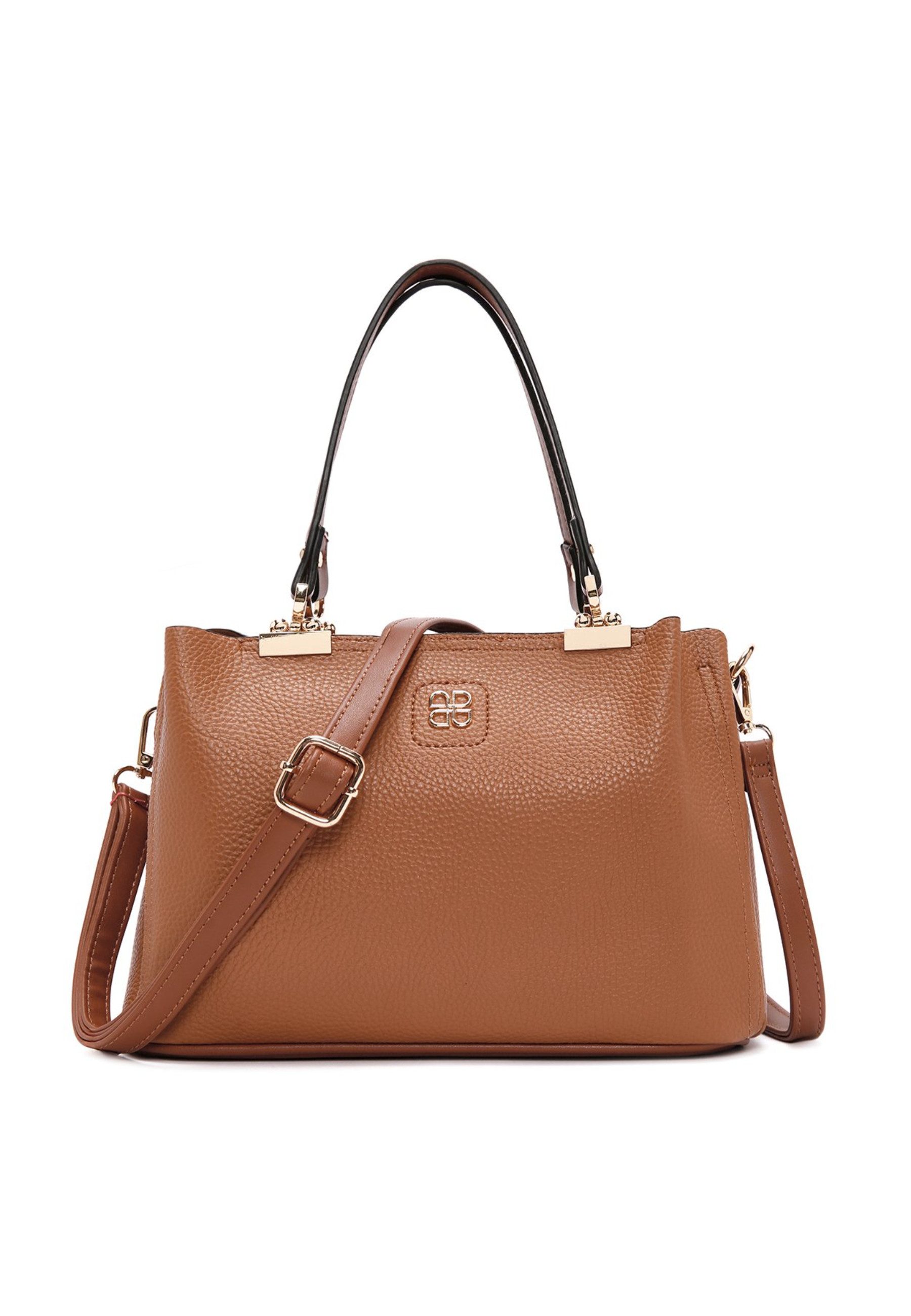 Derimod Umhängetasche Handtasche aus Kunstleder