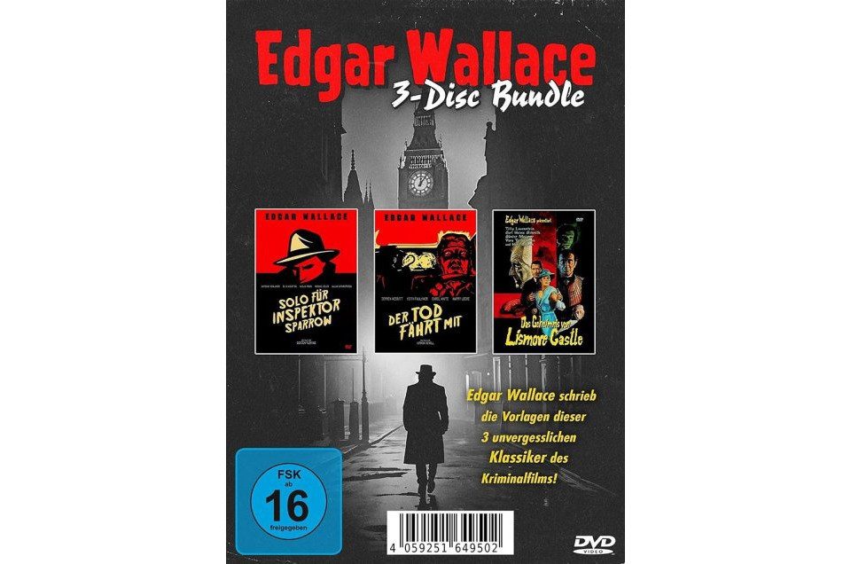 Supreme DVD Edgar Wallace (3 Disc-Bundle)
