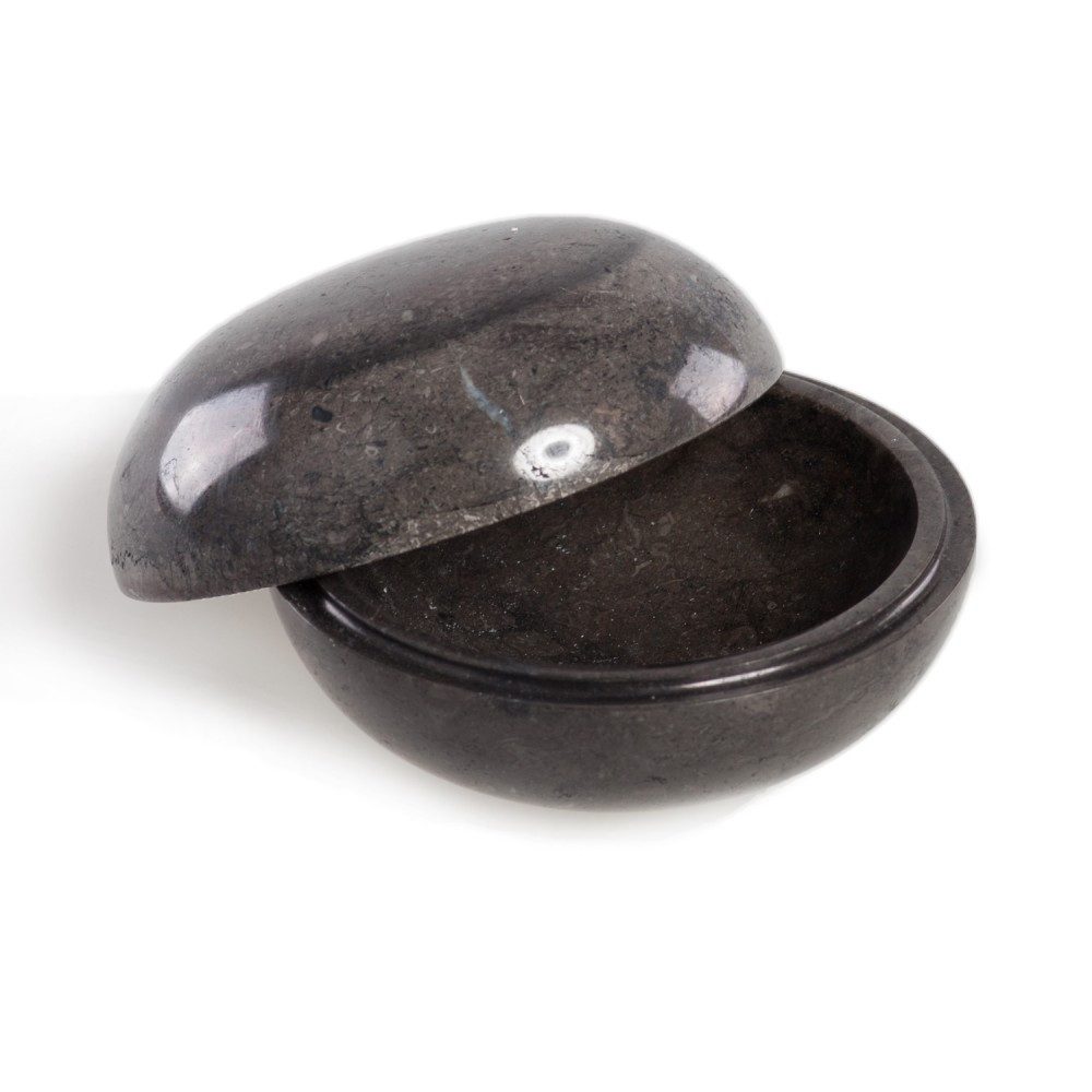 wohnfreuden Aufbewahrungsdose Marmor Dose 12 cm schwarz rund günstig online kaufen