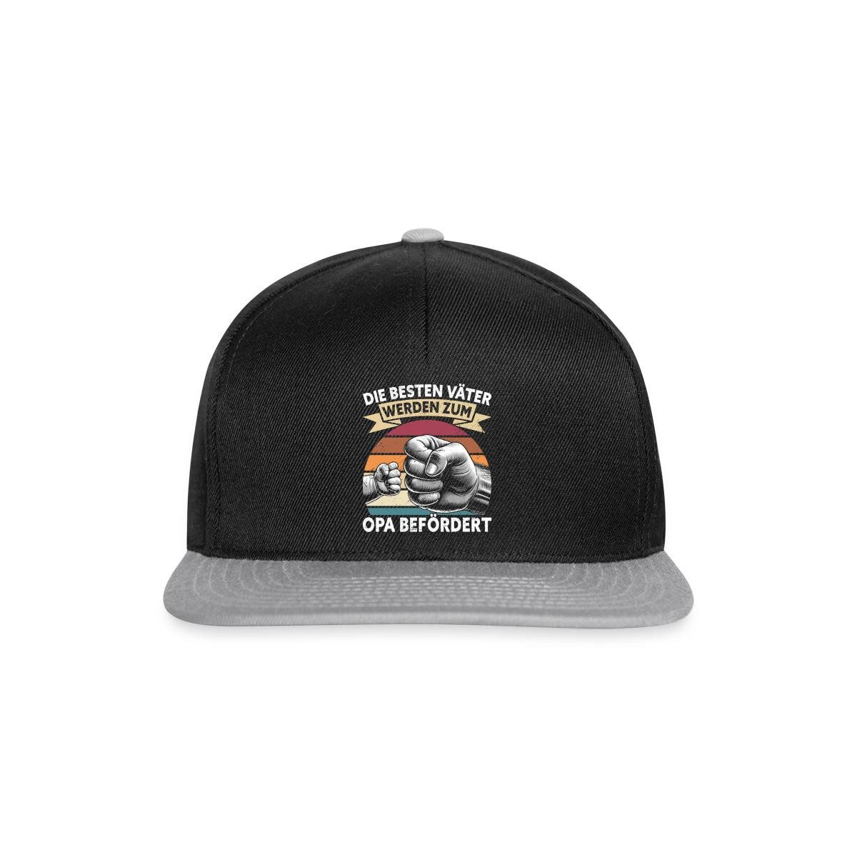 Snapback Cap Die Besten Väter Werden Zum Opa Befördert Snapback Cap