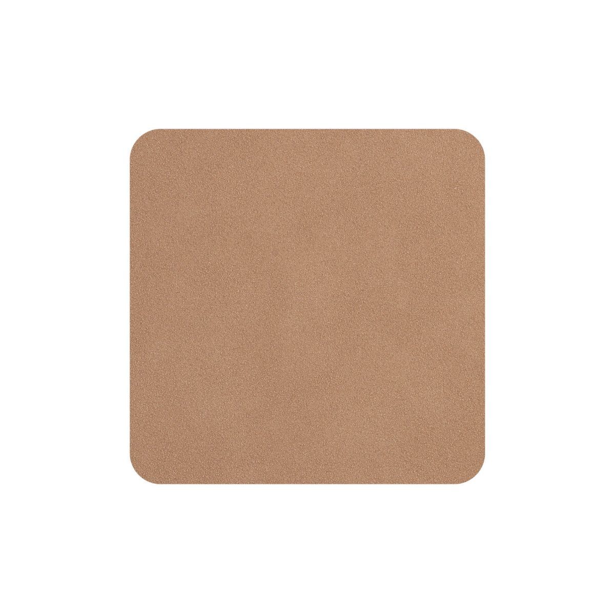 ASA Untersetzer-Set Aus Weichem Leder, 10 X 10 Cm, Braun – 4 Stück, Schützt Tische Vor Nässe & Flecken