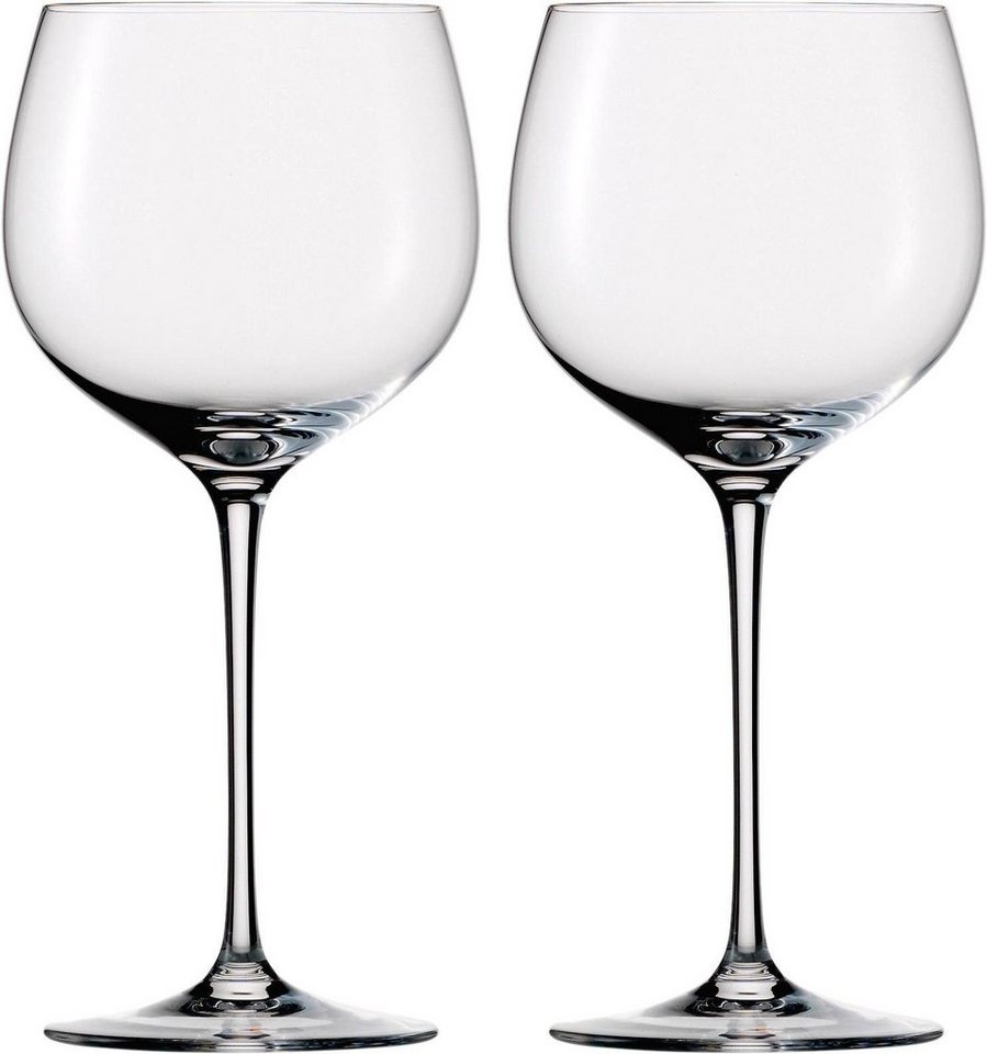 Eisch Rotweinglas Jeunesse, Kristallglas, (Burgunderglas),bleifrei 420 ml,  2-teilig, Aus brillantem Kristallglas | Gläser
