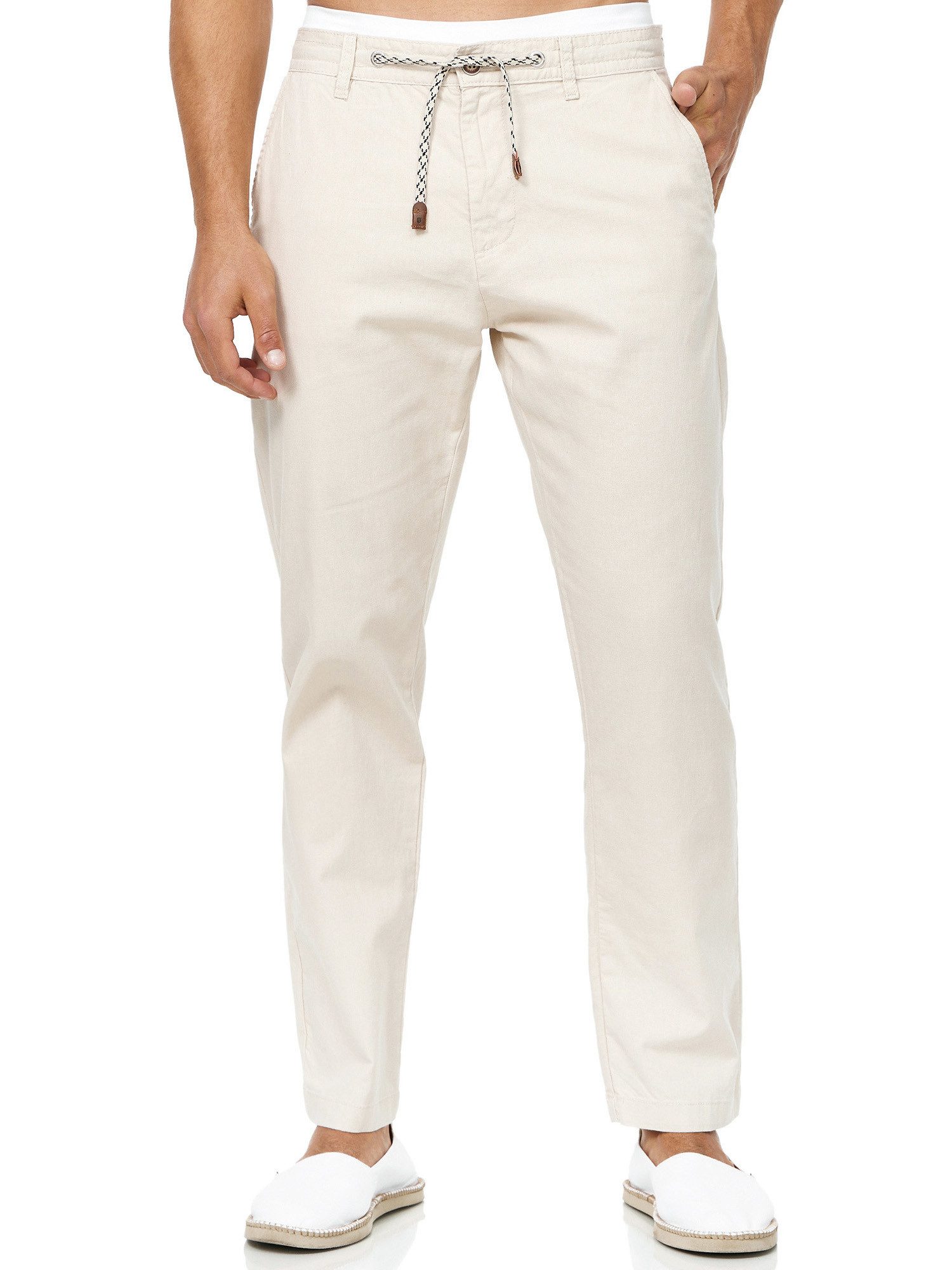 Indicode Leinenhose Herren Veneto Sommerhose Leinen Herrenhose leichte Somm günstig online kaufen