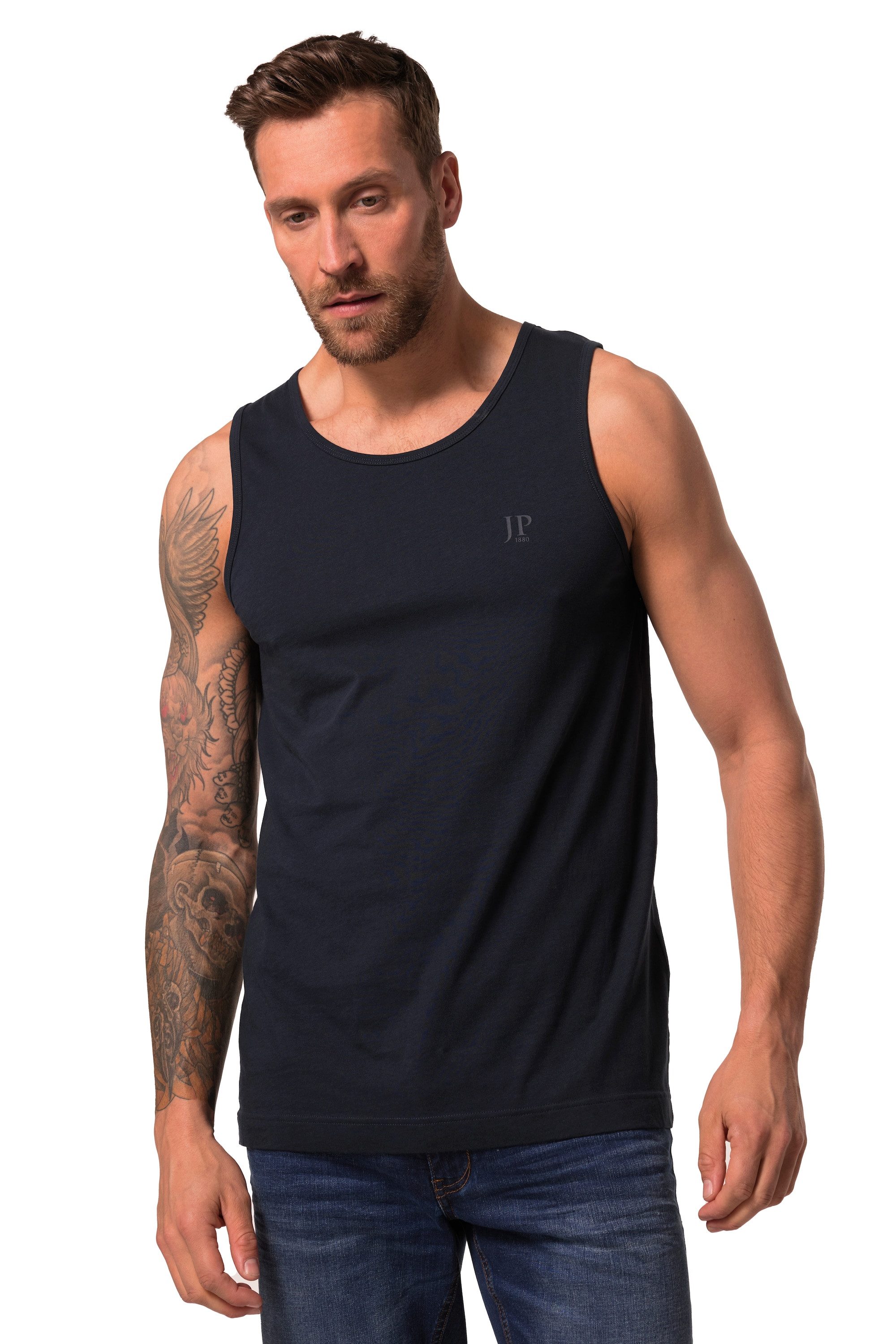 JP1880 T-Shirt Tanktops 2er-Pack Basic ärmellos günstig online kaufen