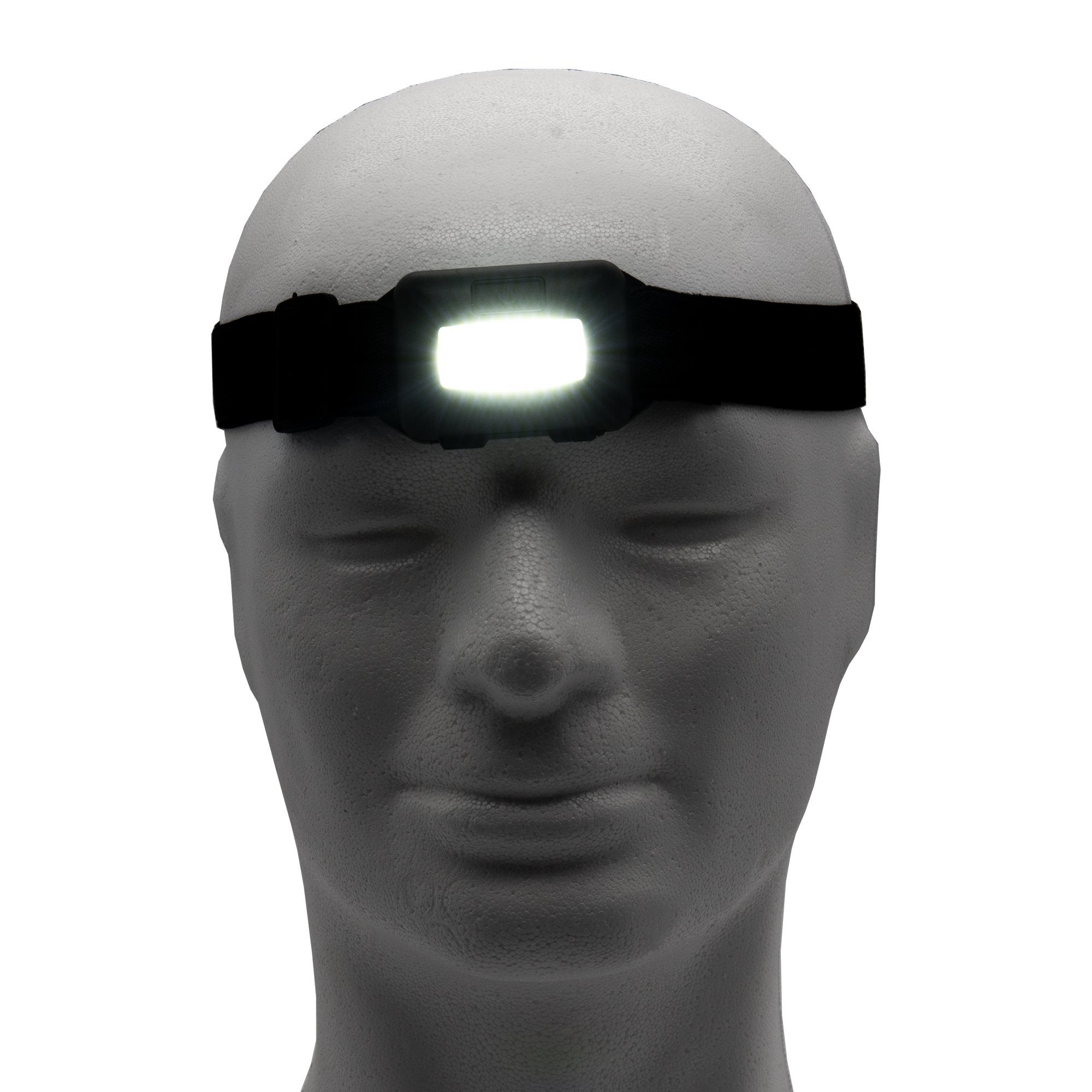 BENSON LED Kopflampe COB, Kopf, Sport Fahrrad, LED Lampe Joggen LED Laufen, Stirn, Stirnlampe Stirnlampe