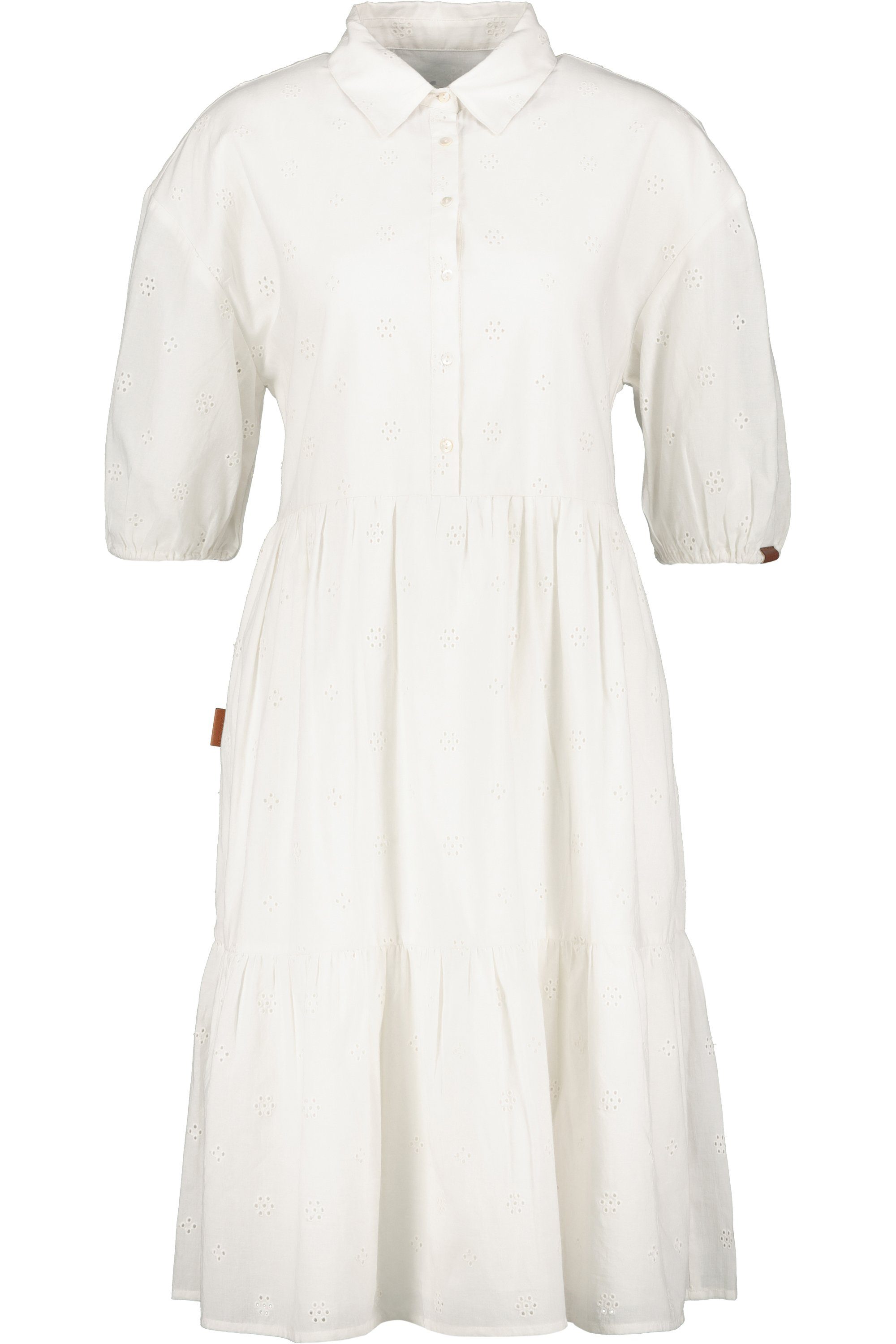 Alife & Kickin Jerseykleid SalomeAK Damen white E Kleid Dress Sommerkleid