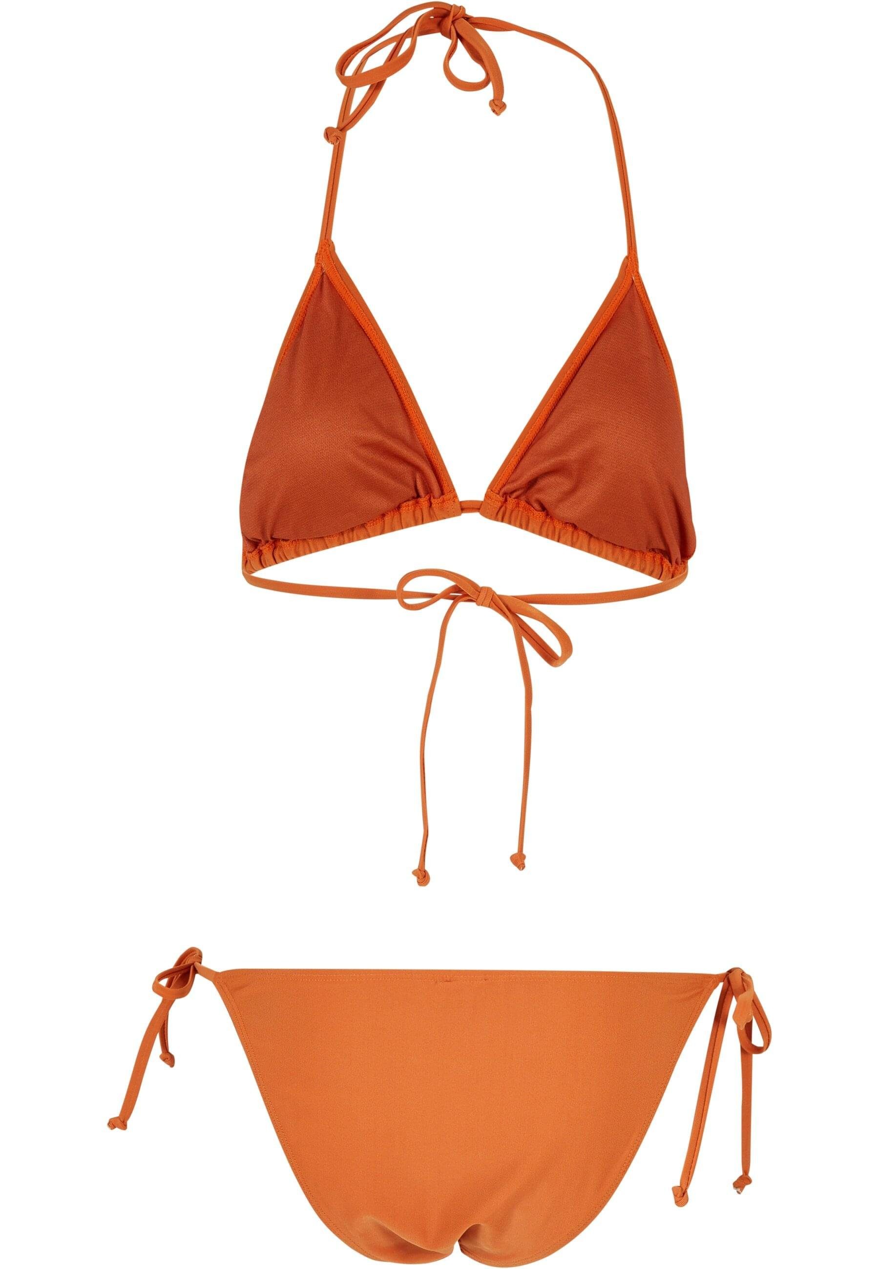 URBAN CLASSICS Bügel-Bikini Damen vintageorange Triangle Recycled Bikini Ladies