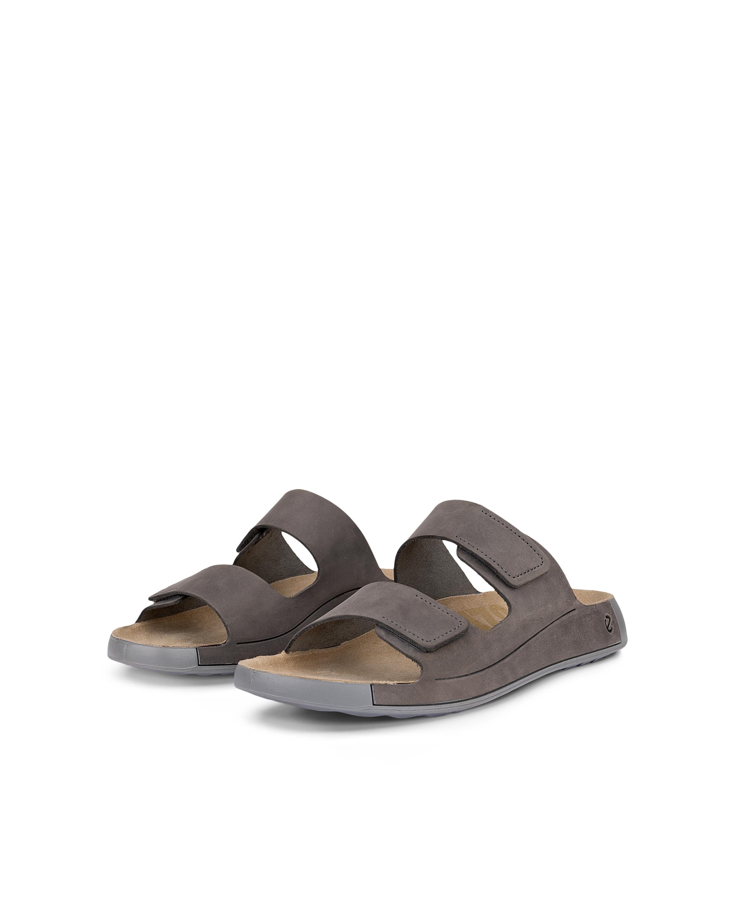 Ecco Cozmo M Pantolette Sommerschuh, Schlappen, Klettschuh mit dezenten Zie günstig online kaufen
