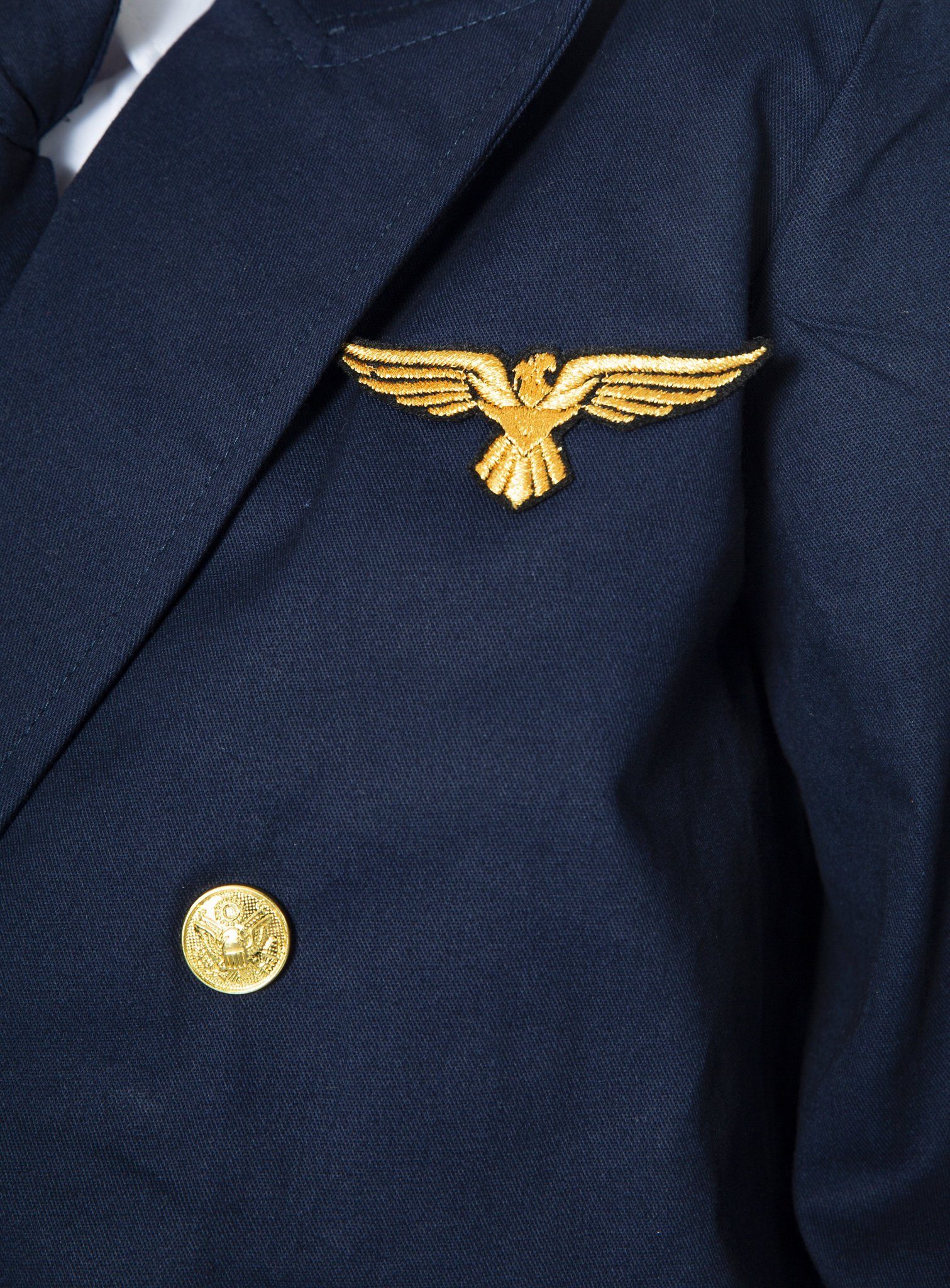 Maskworld Kostüm Pilot Kinderkostüm Deluxe - für Fasching Karneval, Zu Höherem berufen: Pilotenkostüm von MASKWORLD