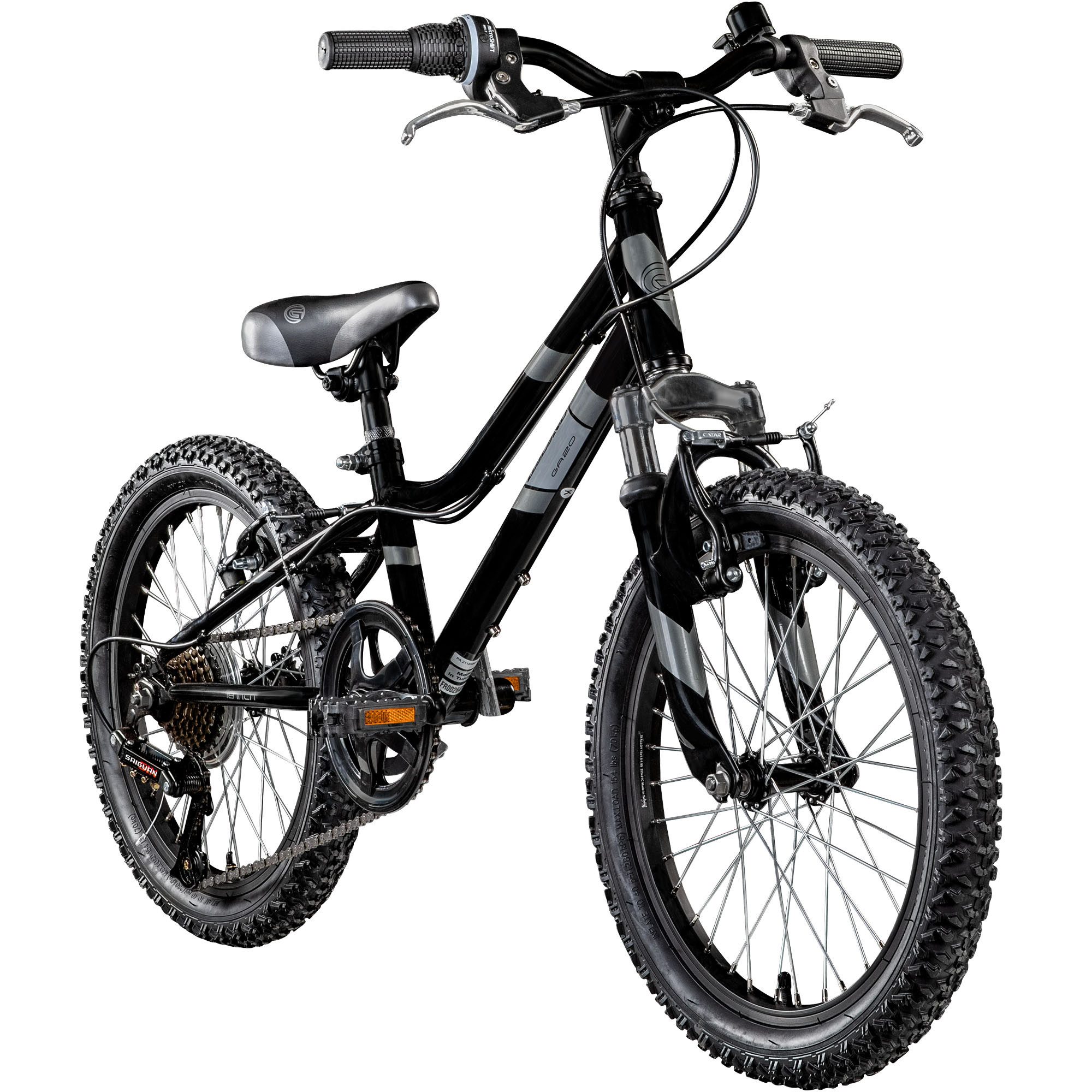Galano Kinderfahrrad GA20, 7 Gang, Kettenschaltung, Kinderfahrrad 18 Zoll 115 - 130 cm Mädchen Jungen Fahrrad ab 5 Jahre
