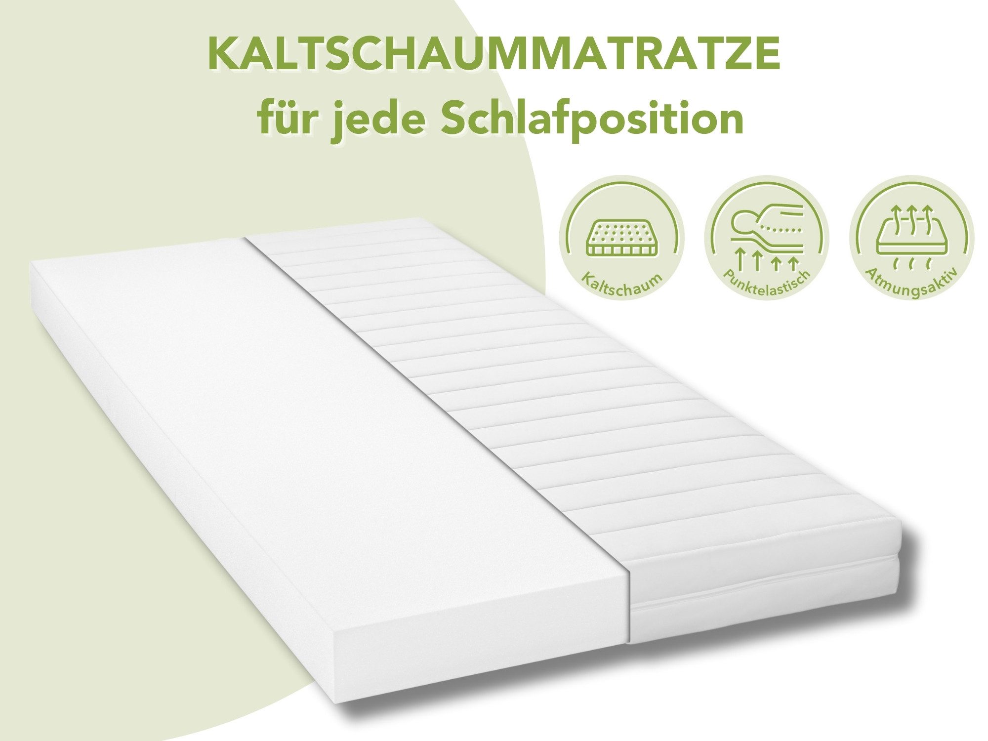 Kaltschaummatratze Bronze, in 90x200 cm, 140x200 cm und weitere Größen, Dre günstig online kaufen