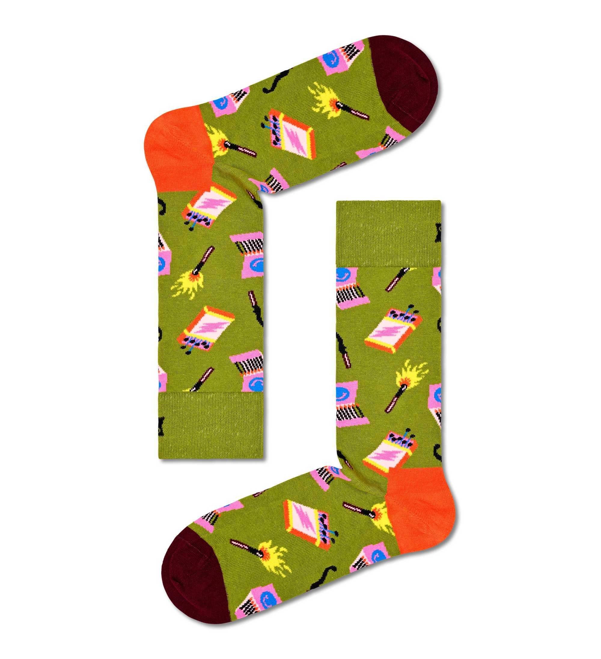 Happy Socks Unisex Special Happy Kurzsocken 3er Pack Geschenkbox Camper - Socken
