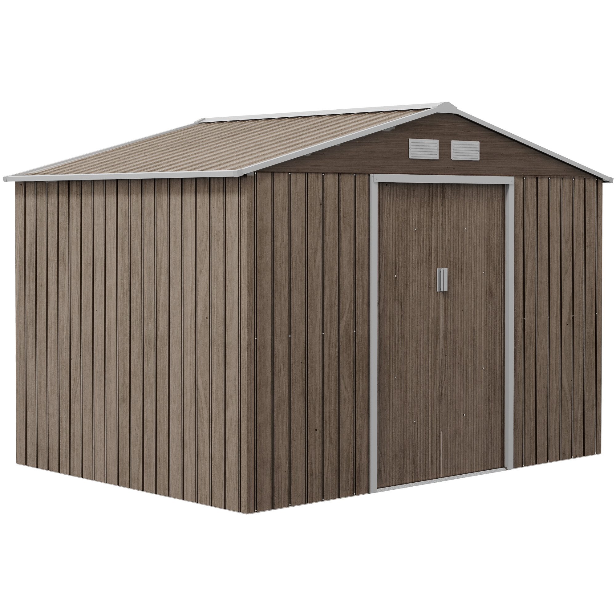 Outsunny Gerätehaus 4,9 m², mit Pultdach, günstig online kaufen
