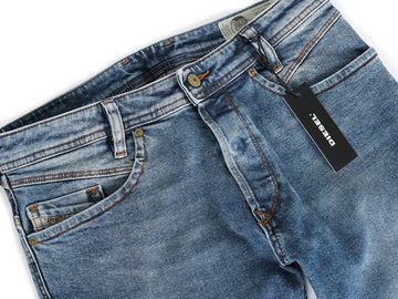 Diesel Regular-fit-Jeans Herren Regular Slim Stretch Hose Hell Blau - Iakop RM011