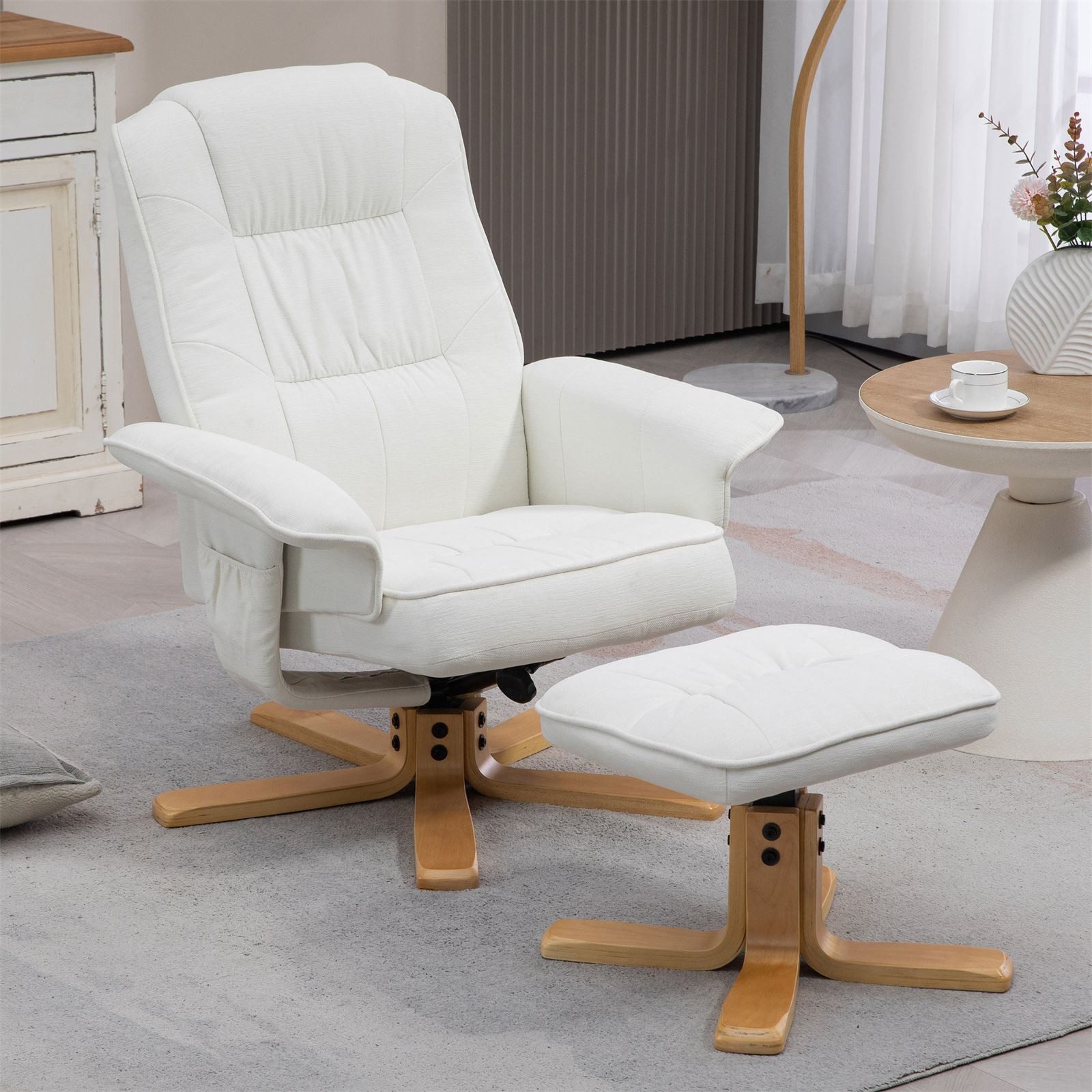 IDIMEX Relaxsessel CHARLY, Fernsehsessel mit Hocker, günstig online kaufen