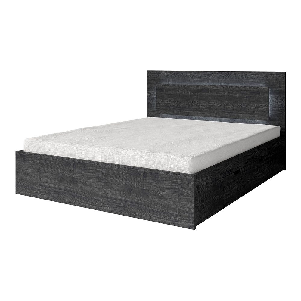 Lomadox Bettgestell TORTONA-166, Doppelbett 180x200cm, Esche, günstig online kaufen