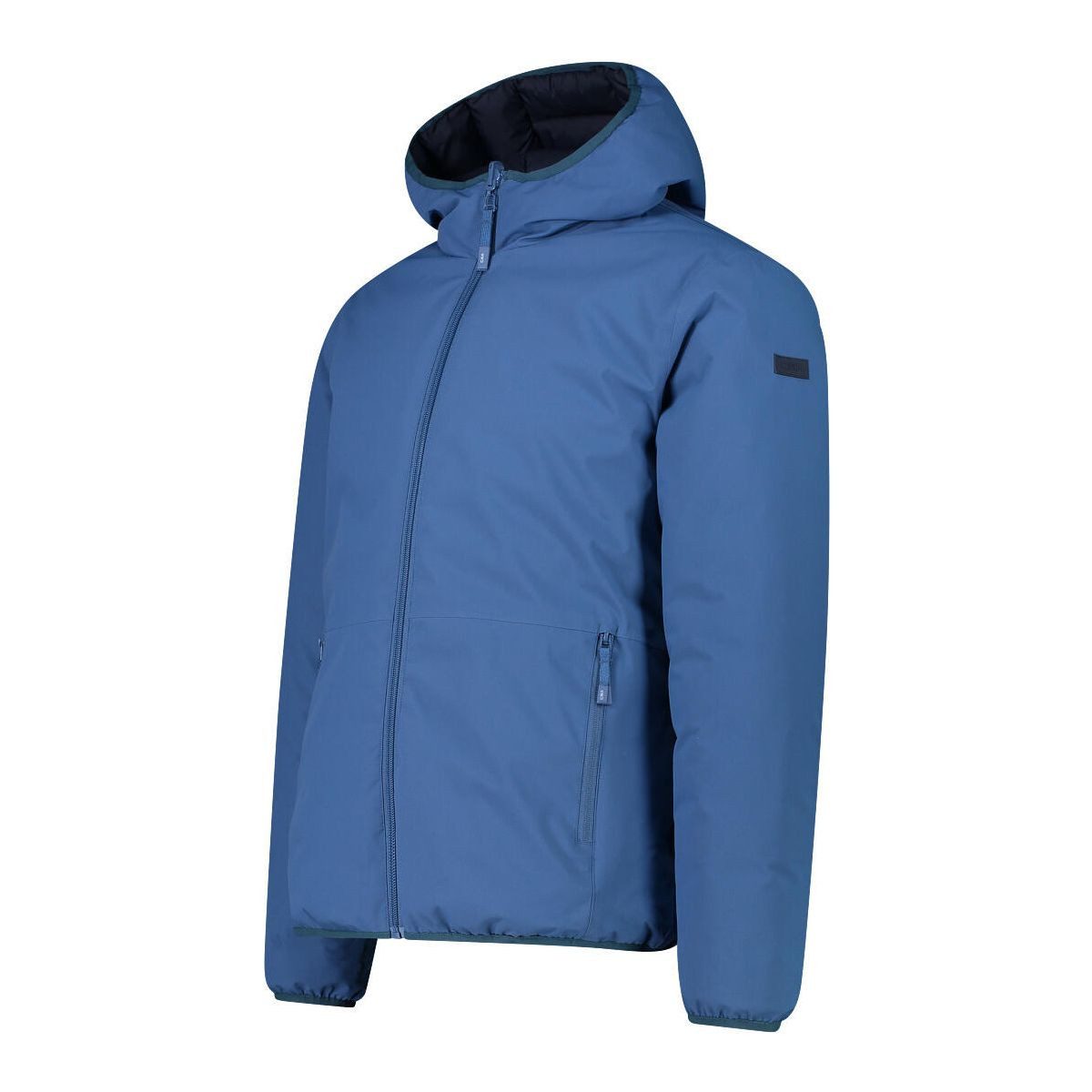 CMP Outdoorjacke MAN Padded Reverse Jacket FIX Hood Wendbare Herrenjacke mit wasserabweisender Funktion und Feel Warm