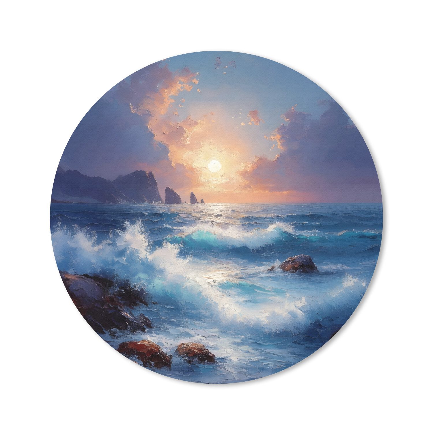 Wellen - Felsen - Sonne