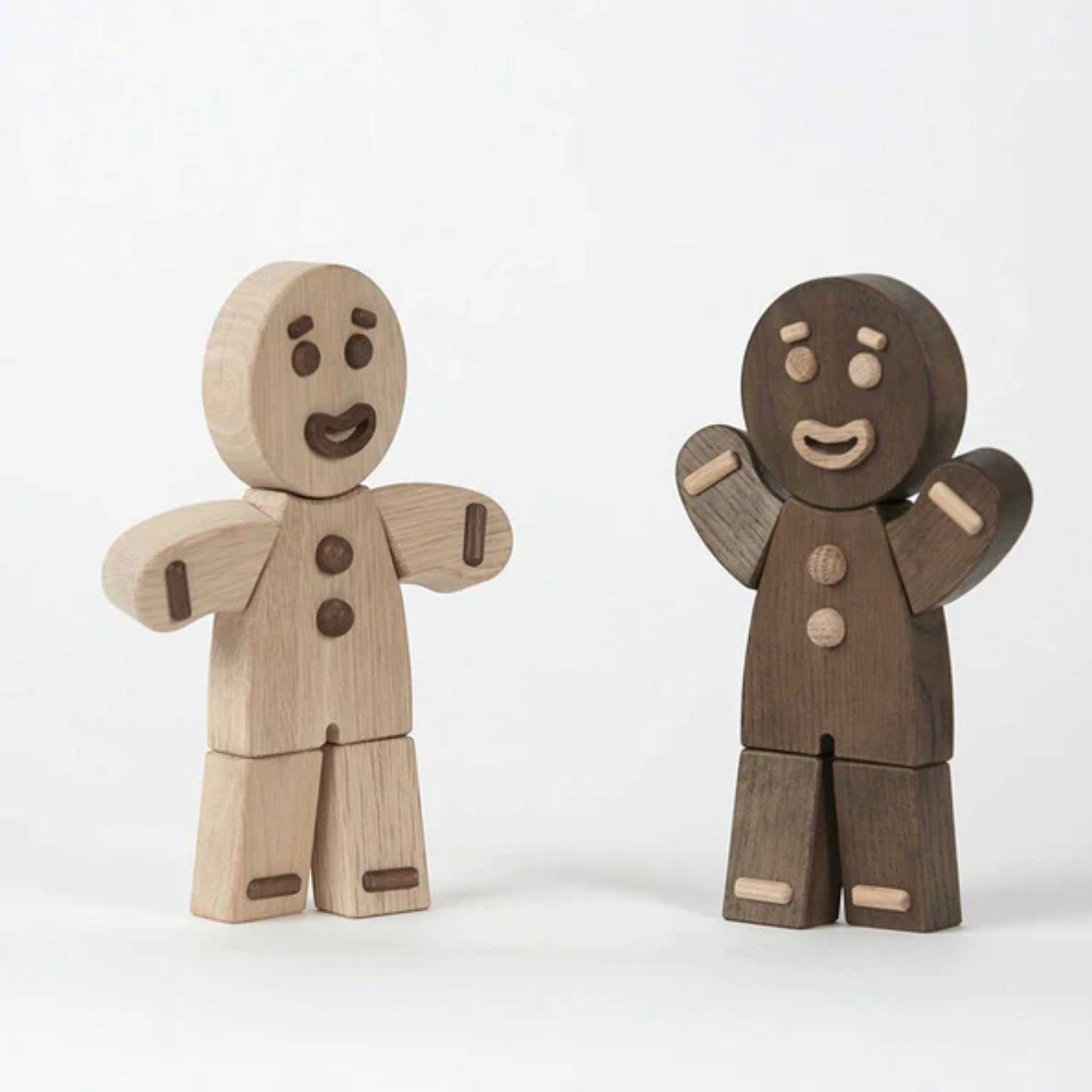 Boyhood Dekofigur Man Groß Eiche, Holzfigur, Boyhood Gingerbread