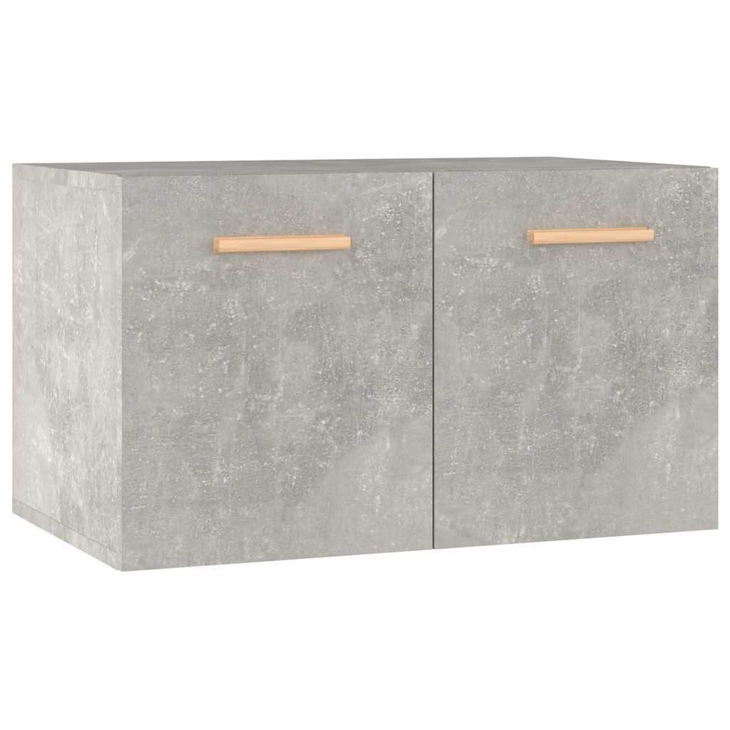 vidaXL Hängeschrank Wandschrank Betongrau 60x36,5x35 cm Holzwerkstoff (1-St)