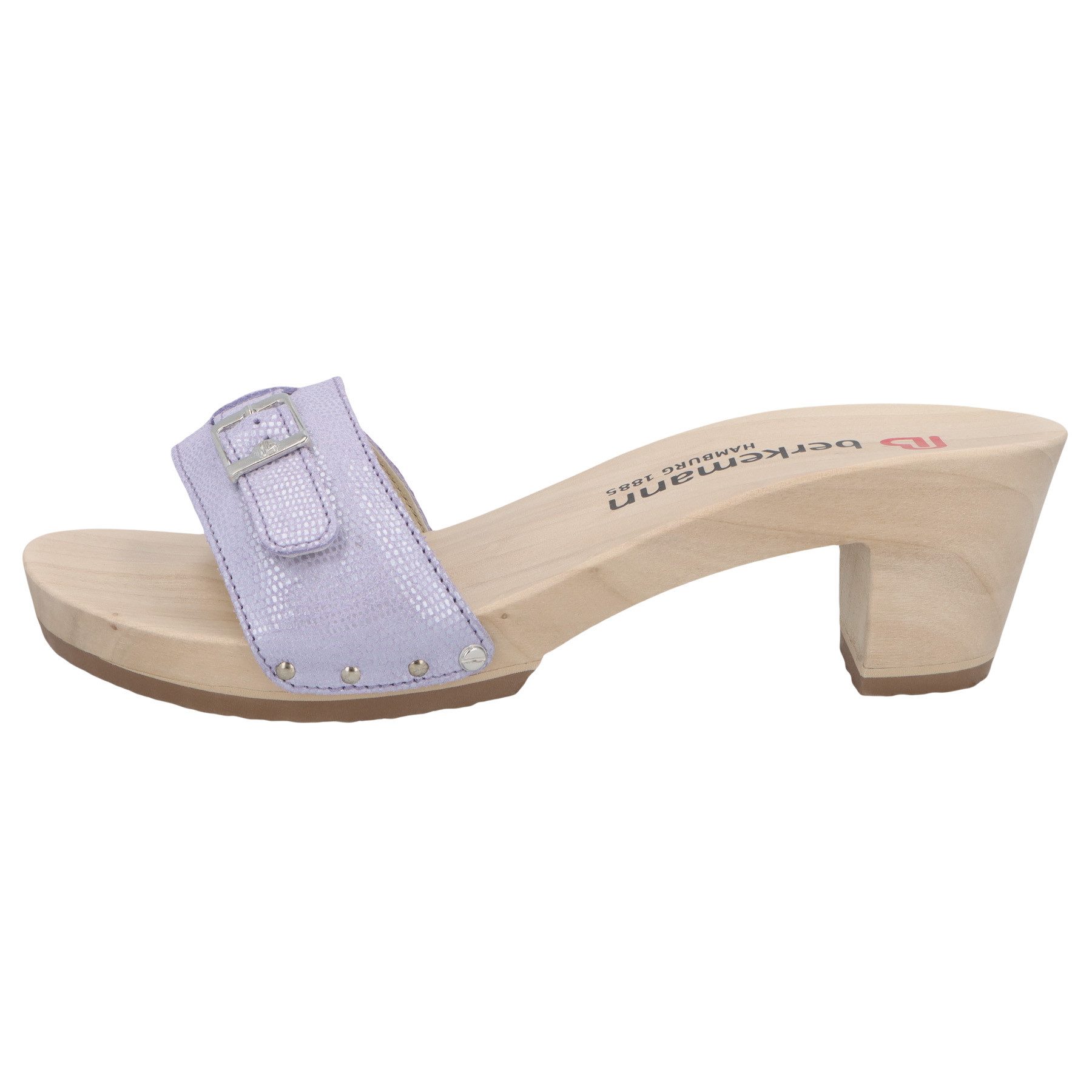BERKEMANN Berkemann Erwachsene Holz Peggy Pantolette Leder Pantolette