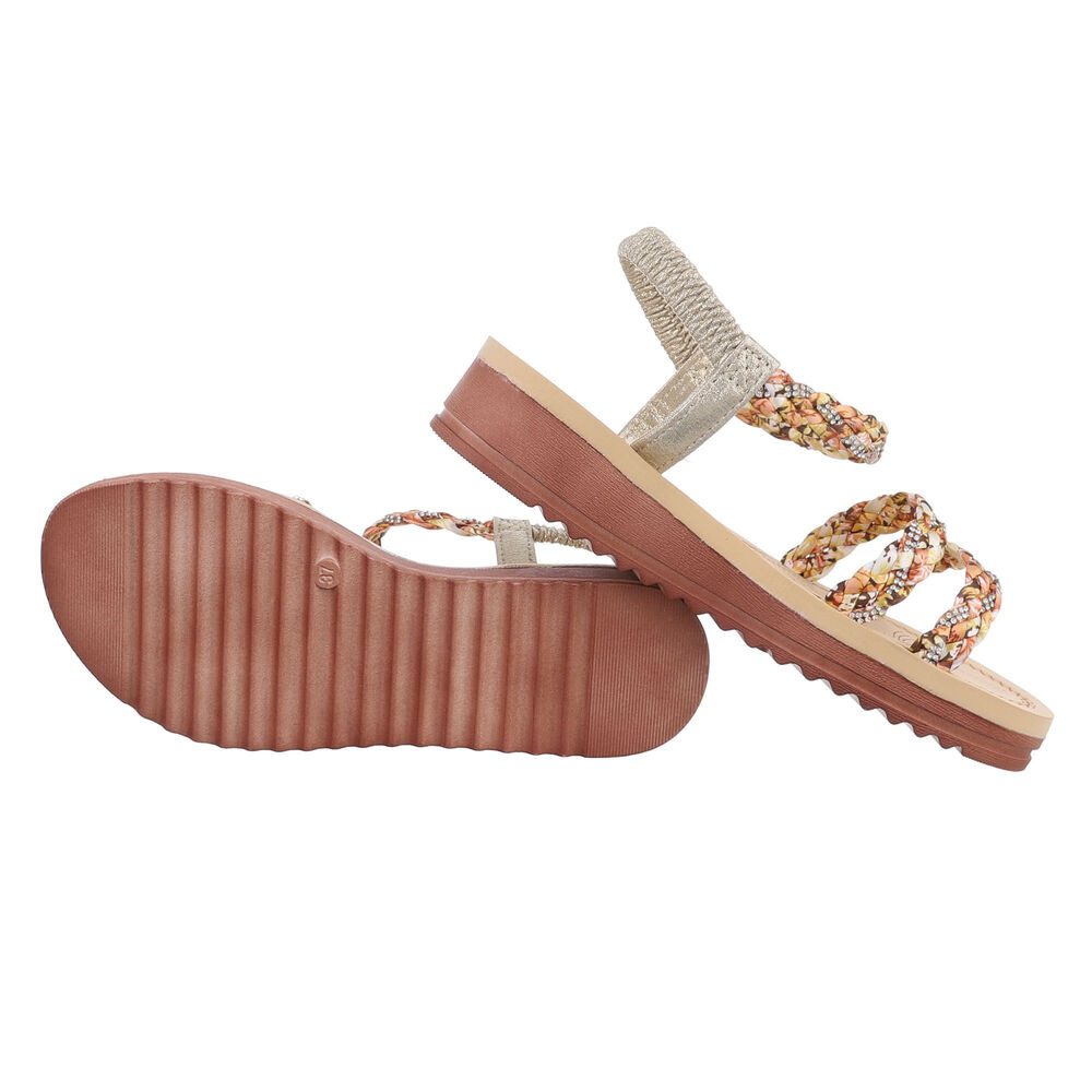 Ital-Design Damen Freizeit Riemchensandalette (85960453) Keilabsatz/Wedge günstig online kaufen