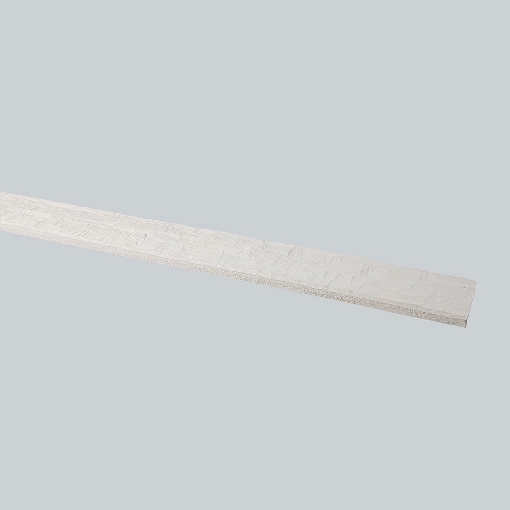 Homestar Deckenleiste Brett Holzimitat Eiche, 130 x 30 mm, Länge 2,6 m, einfache Montage durch kleben, Polyurethan, preiswerte Alternative zu Echtholz-Brettern